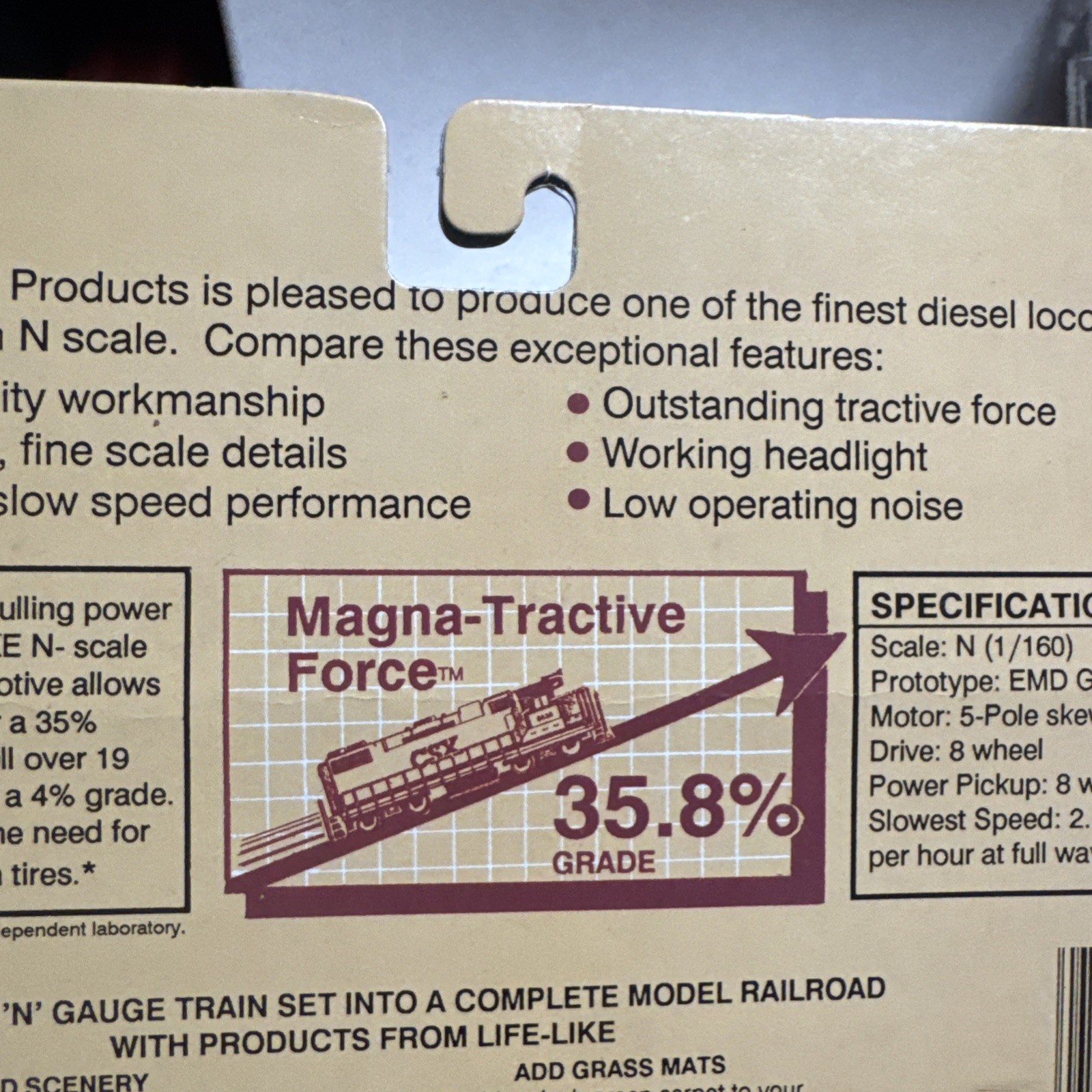 N Scale Amtrak N F40 Locomotive Life Like Trains 7641 Loco AMT All Wheel Drive