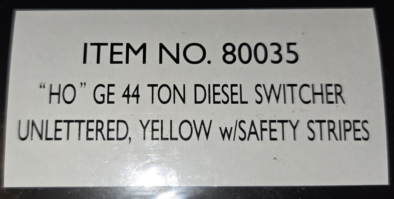 Bachmann Spectrum HO GE 44 Ton Diesel Switch Yellow w/Safety Strips #80035 – NIB