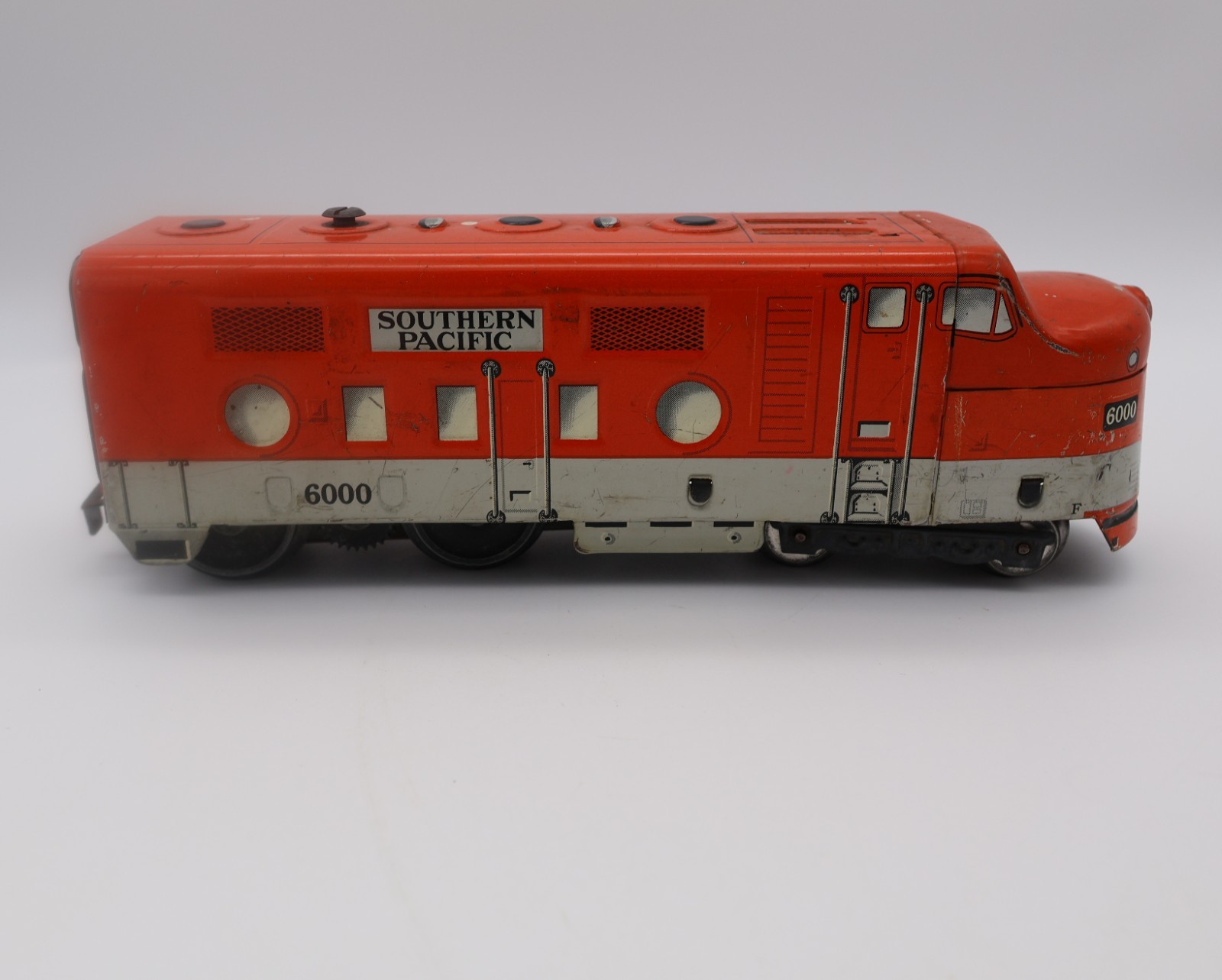Marx Southern Pacific 6000 Diesel Engine Orange O Gauge Train Locomotive UNTEST