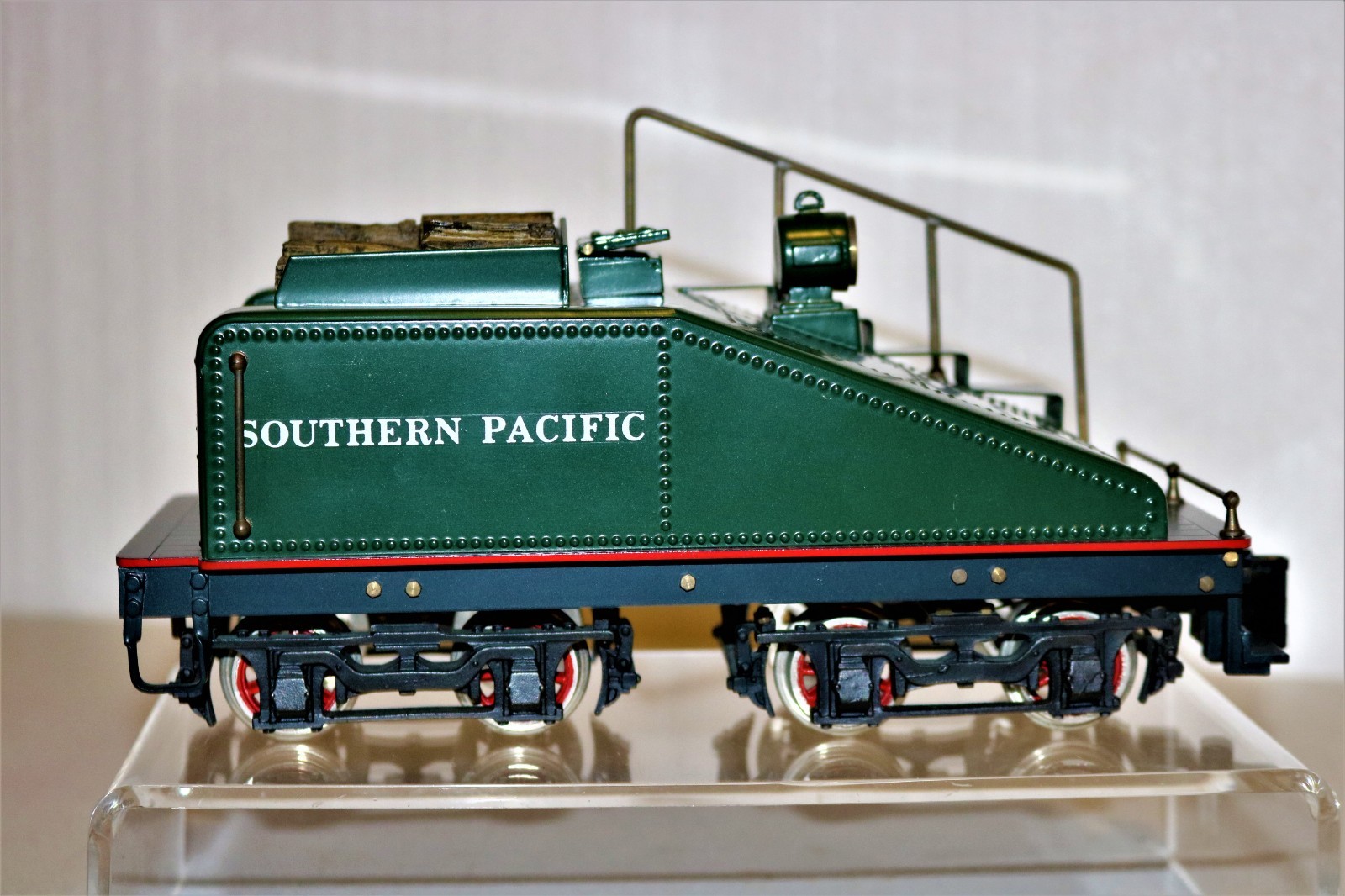@@@ MINTISH RARE G scale Brass DELTON Southern Pacific GREEN SP 0-4-0 #7 Ser#114