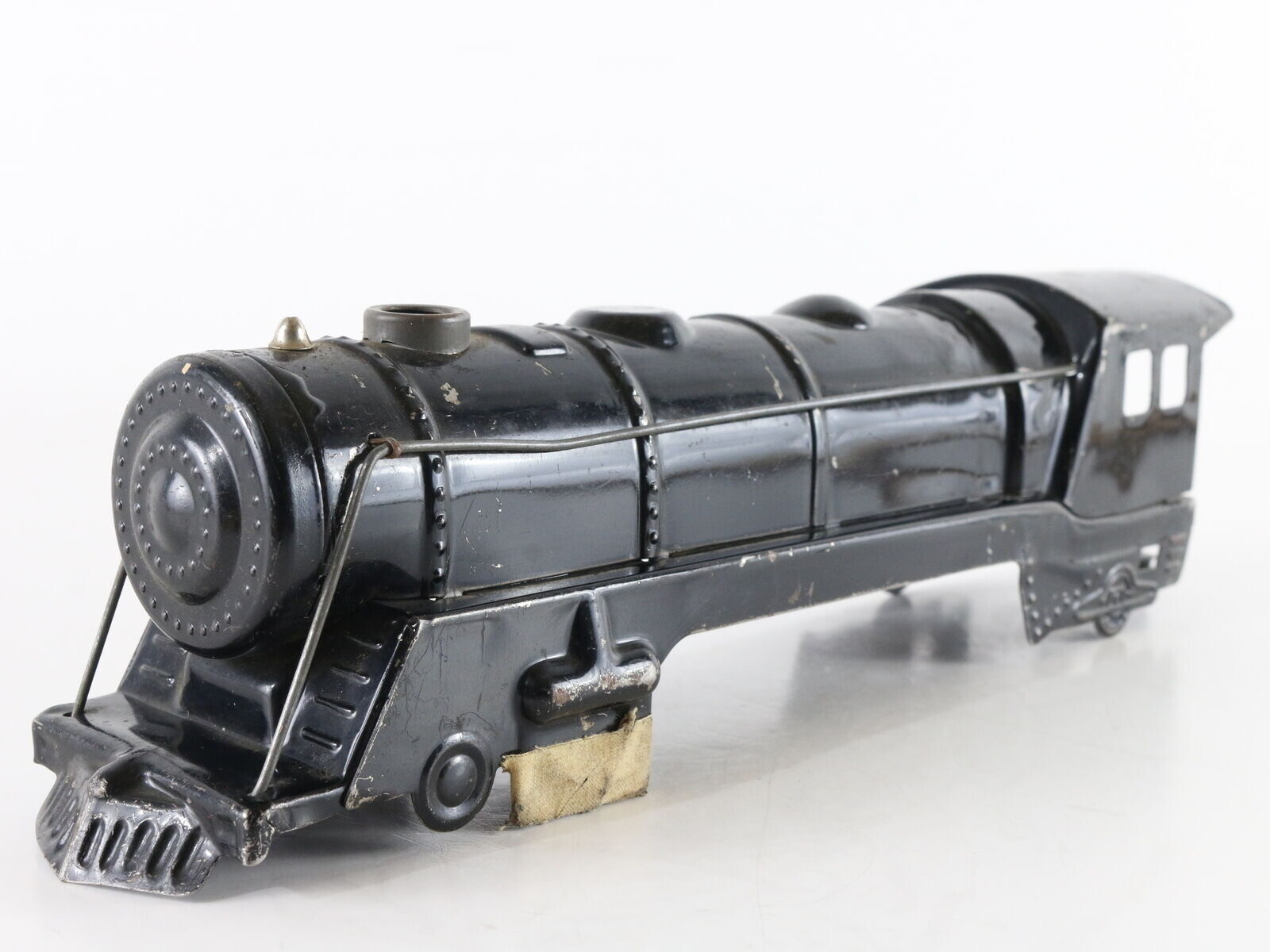 Marx O Black Metal Steam Locomotive Engine Shell Model Train TIN METAL