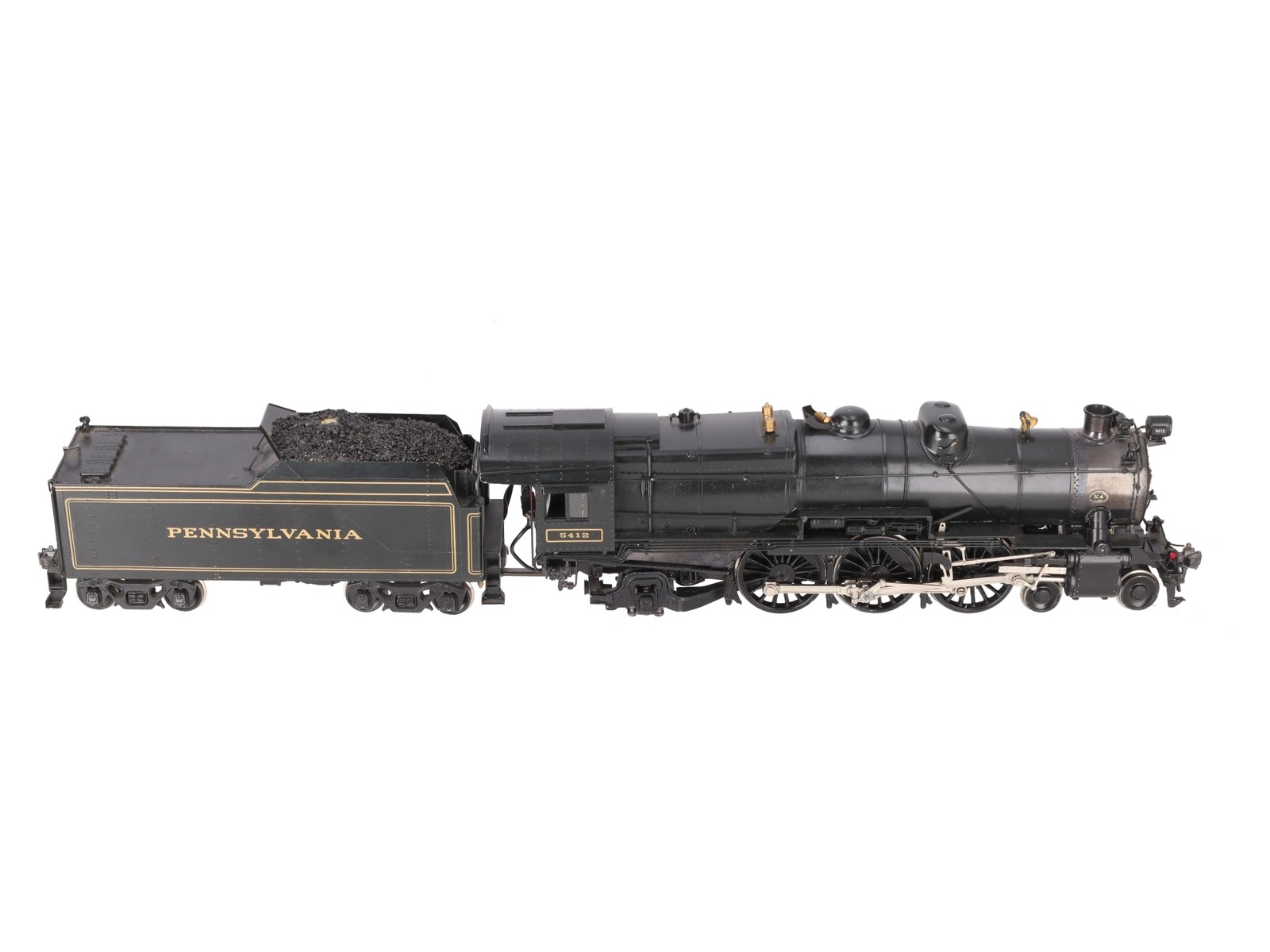 KTM Scale Models K-4 O Scale Pennsylvania 4-6-2 Steam Locomotive & Tender #5412