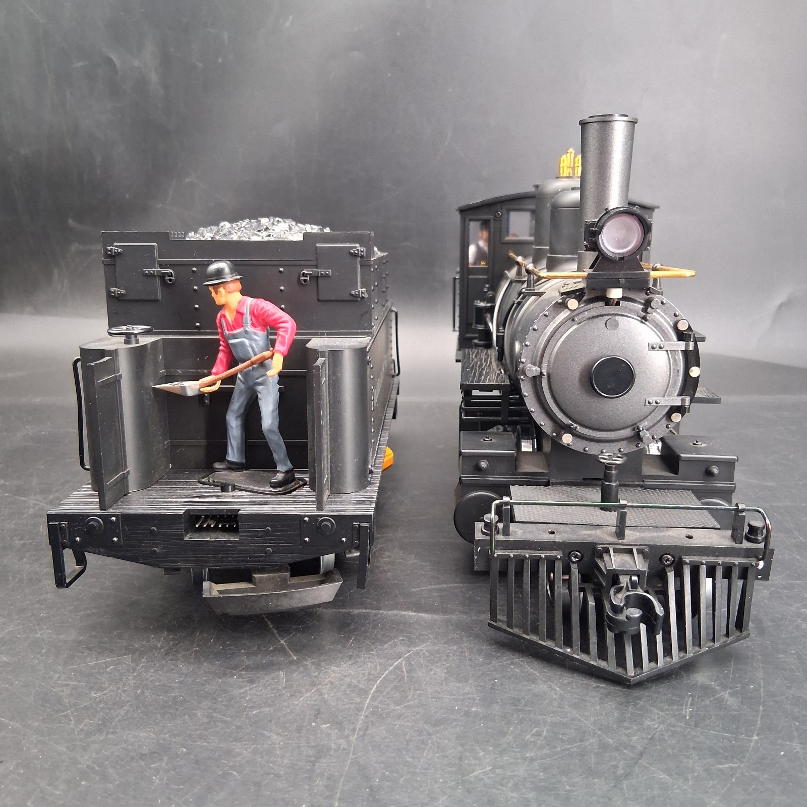 (C) LGB G Scale 23191 Mogul Steam Locomotive C&S Colorado Coal Tender Tested