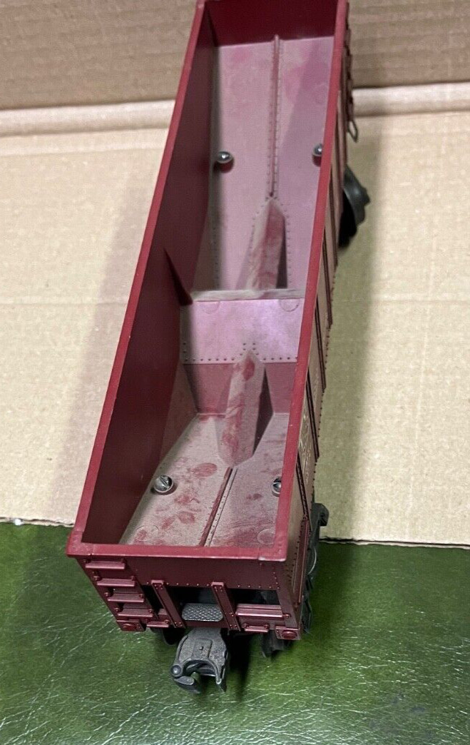 Vintage Lionel Leigh Valley Hooper Car 25000 Tuscan Red