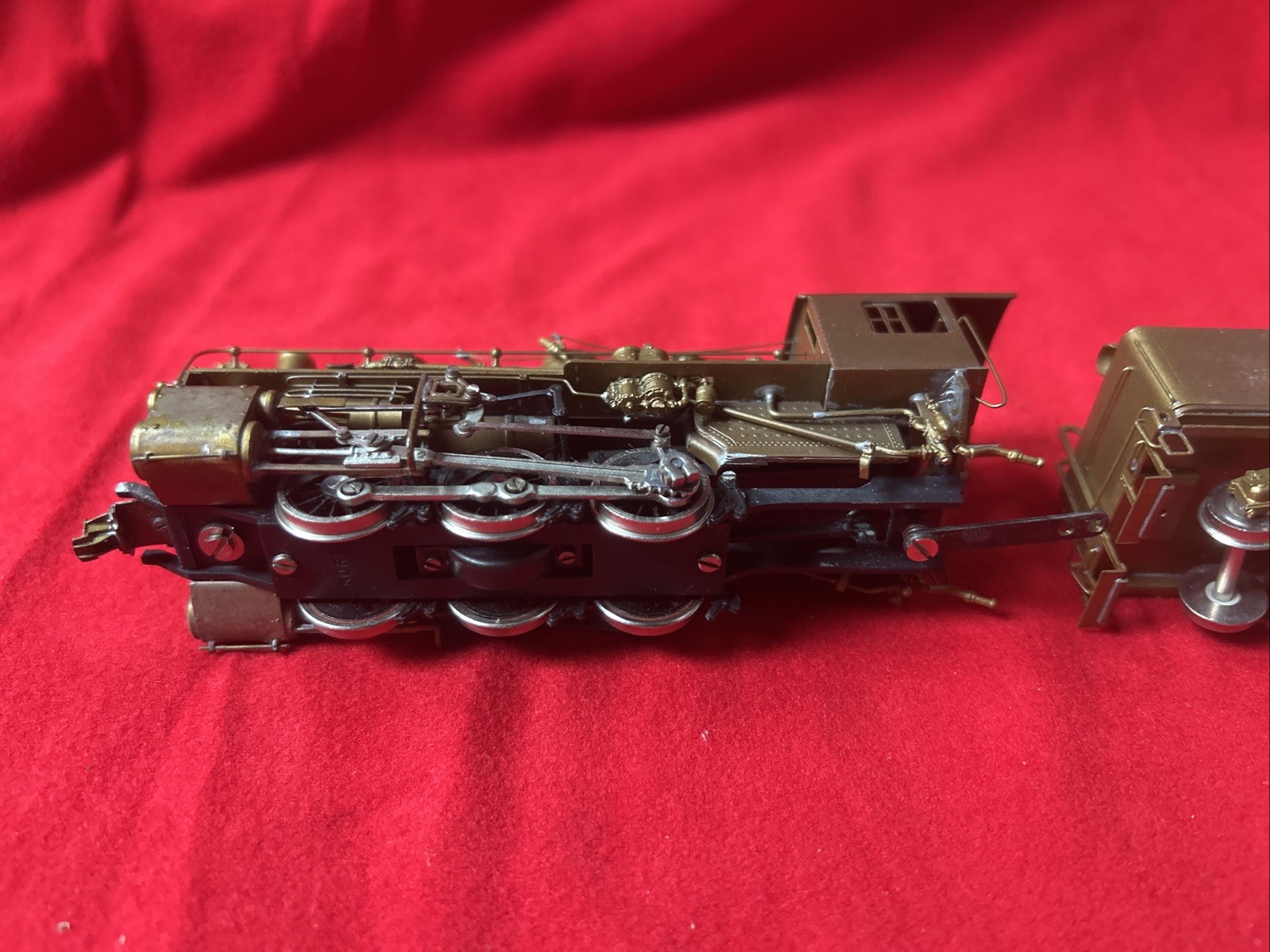 NWSL 54-01 HO BRASS 0-6-0 Steam Locomotive & Tender