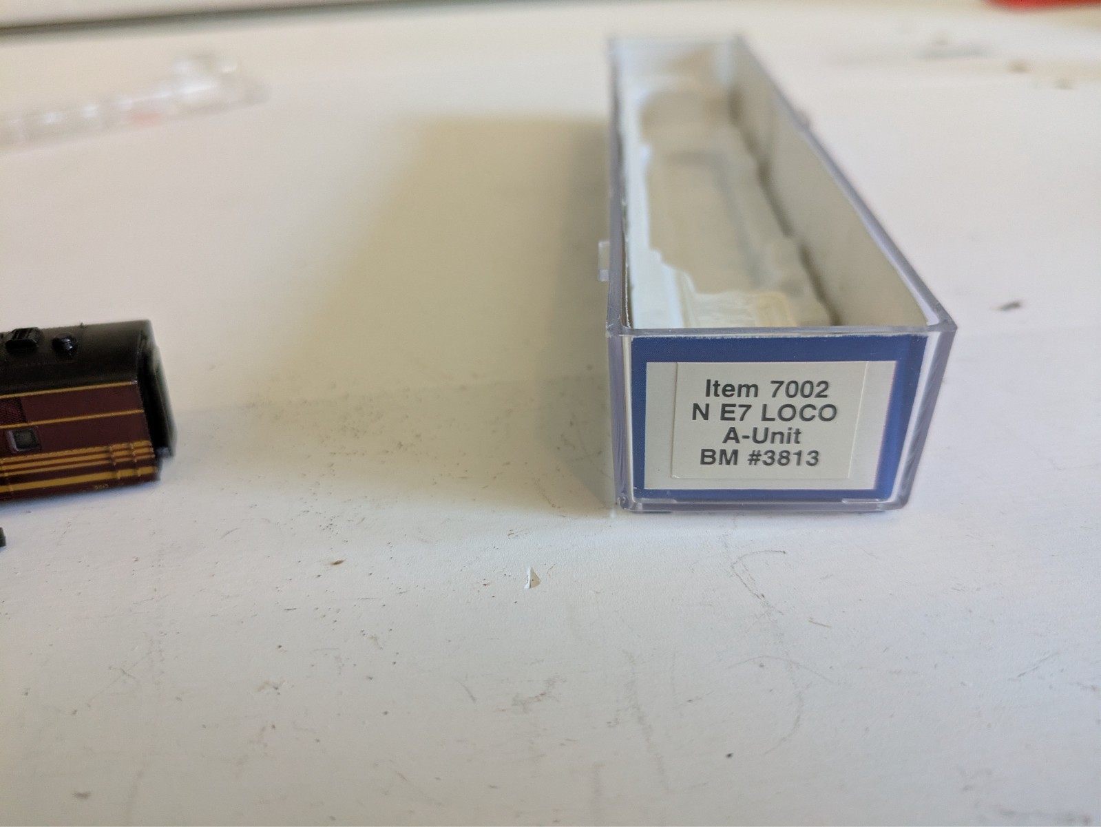 Life Like N Scale E7 Boston Maine 7002 #3813 for parts/repair