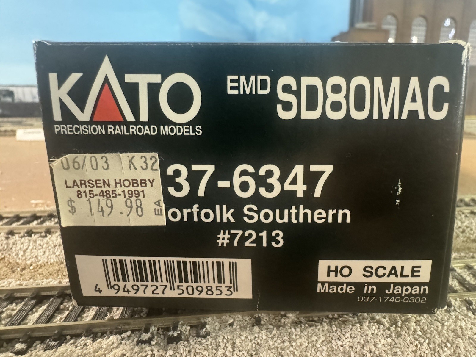 HO Kato EMD SD-80MAC, Norfolk Southern #7213, Runs Well