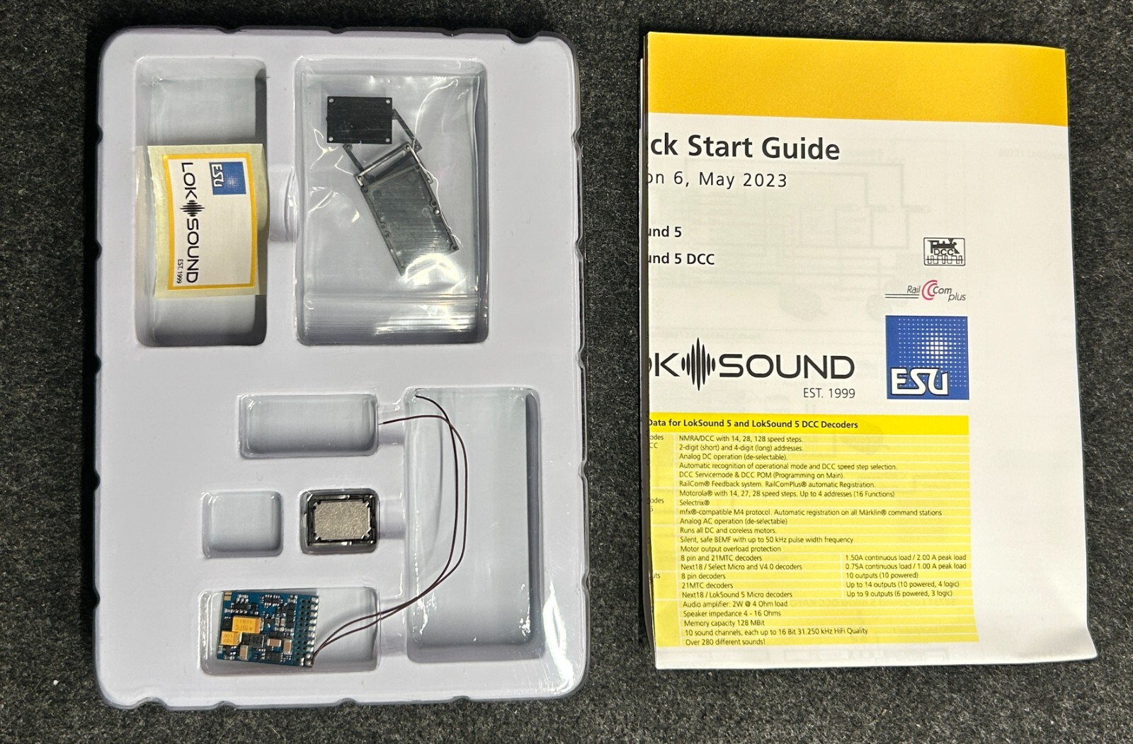Atlas HO Nippon Sharyo Metra Cab Car Loksound DCC & Sound Decoder (decoder only)