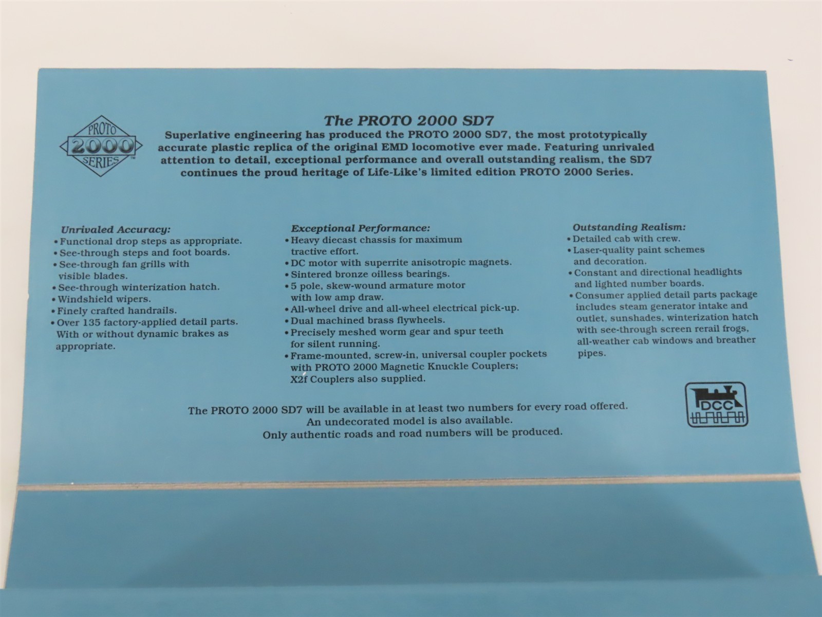 HO Scale Proto 2000 30148 SP Southern Pacific SD7 Diesel Locomotive #5334
