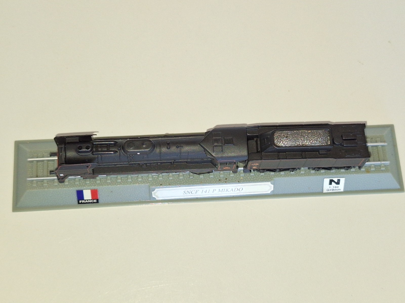 Delprado Static Display N Scale SNCF 141 P Mikado Steam Loco. Non Motorised