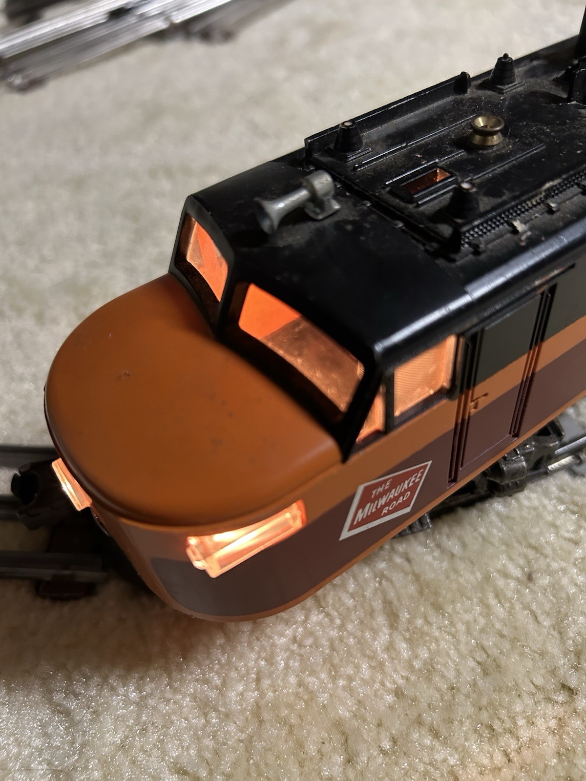 Lionel Milwaukee Road Electric Locomotive Vintage Train 8558 No Box Tested Works