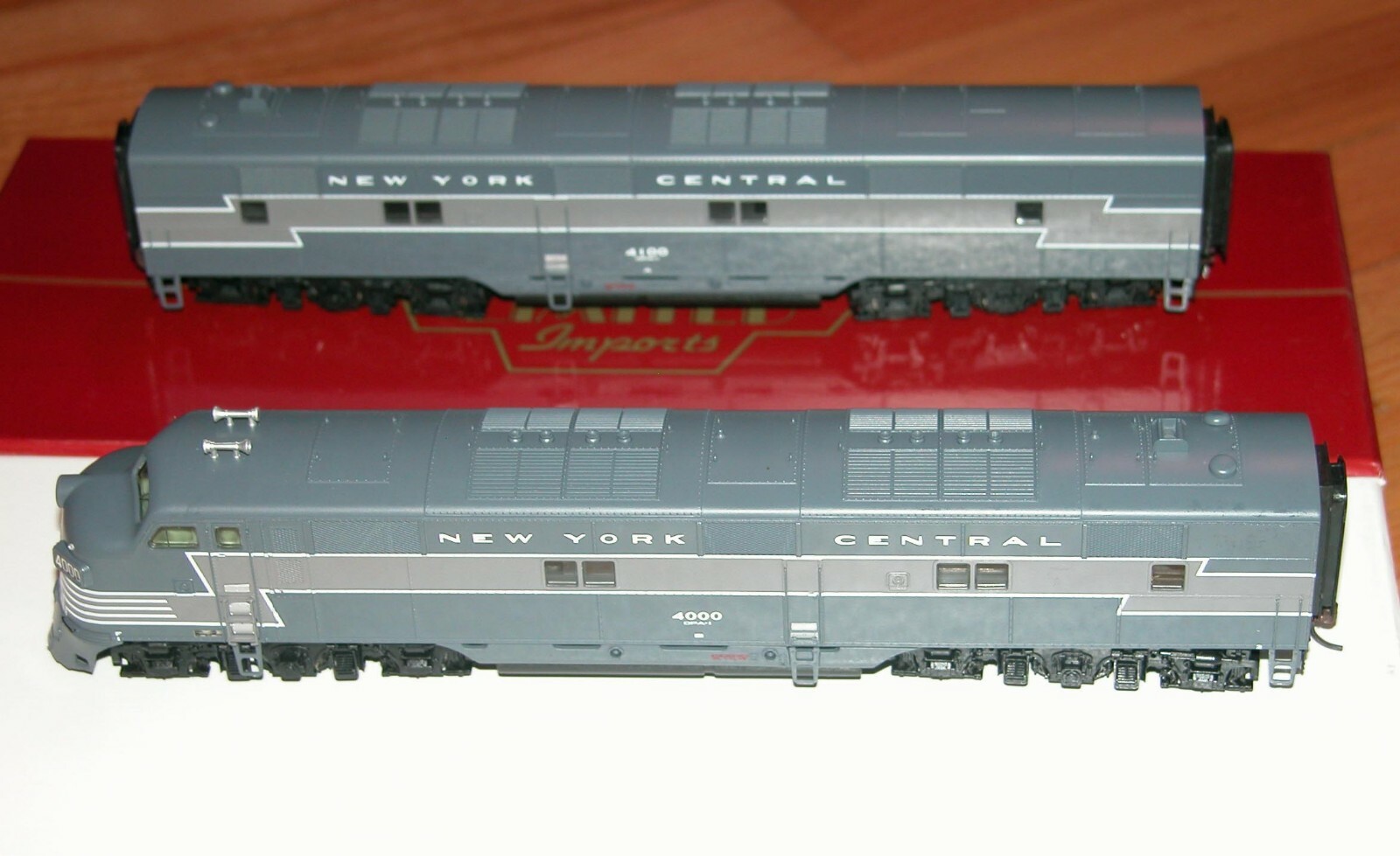 HO BROADWAY LIMITED 615 EMD E7A E7B SET NEW YORK CENTRAL NYC 4000 4100 DCC SOUND