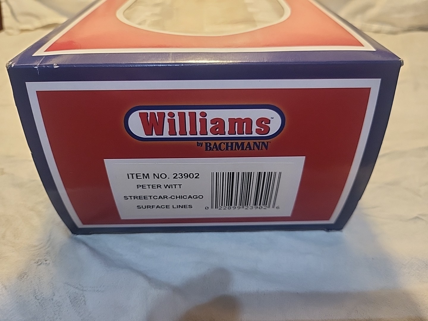 Williams by Bachmann 23902 PETER WITT STREETCAR-CHICAGO SURFACE LINES NIB