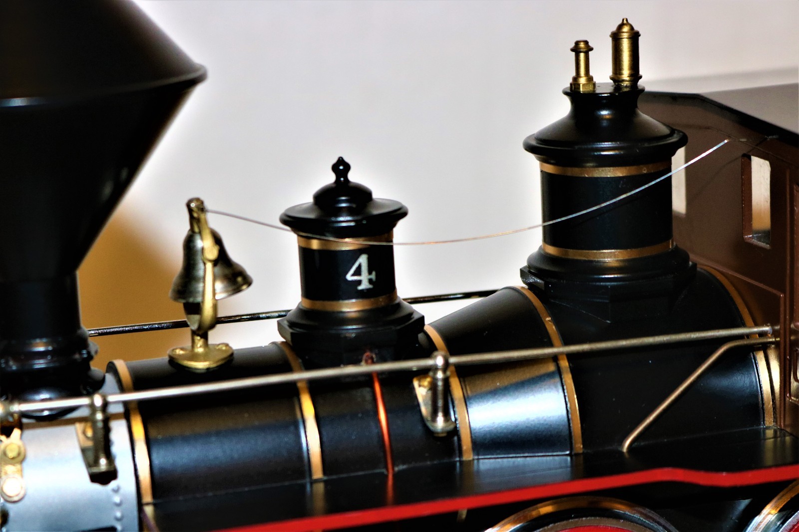 MINTISH RARE G scale Brass DELTON Southern Pacific Lines SP 4-4-0 #4 -Ser#21