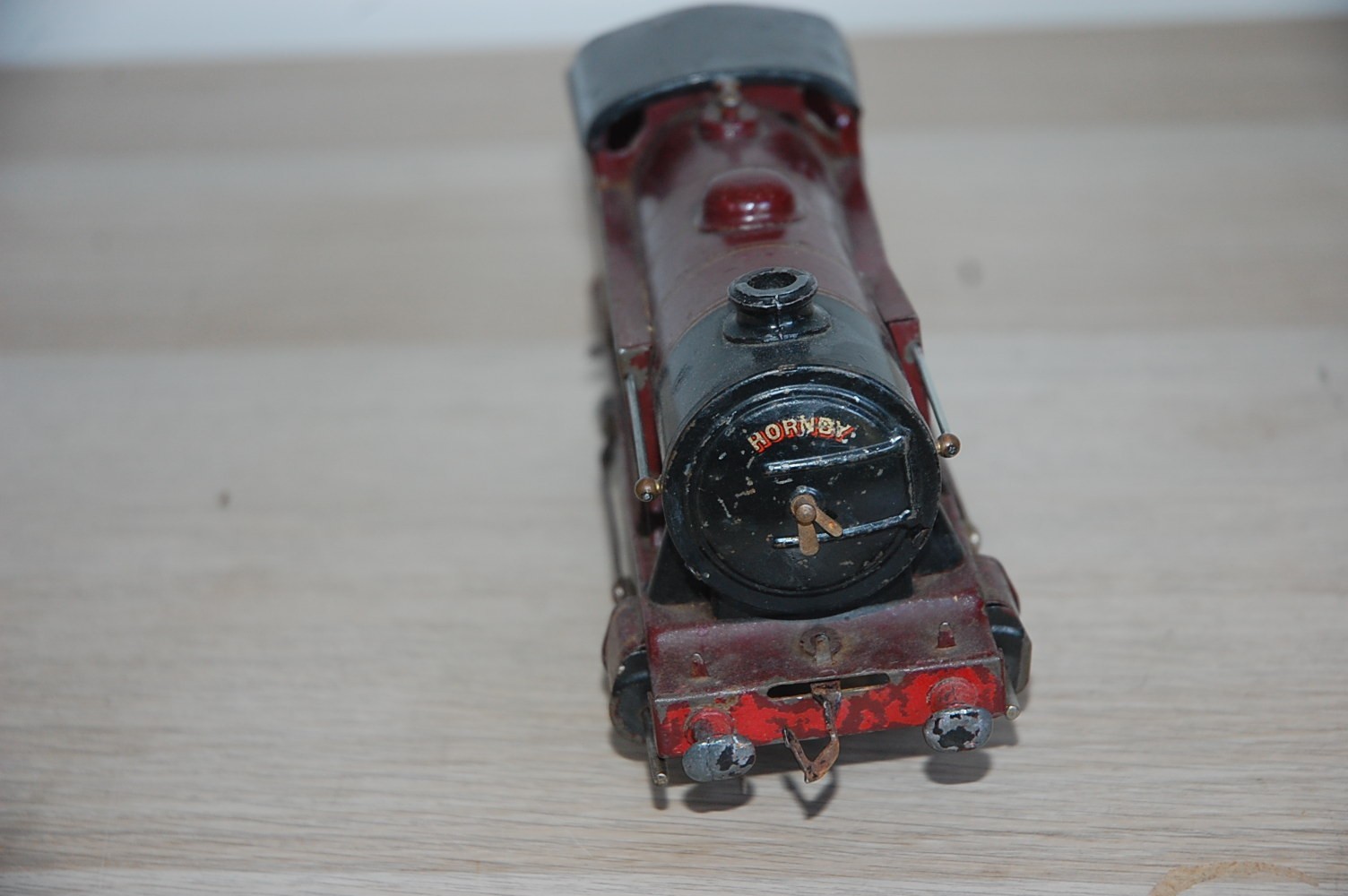 HORNBY O GAUGE CLOCKWORK No 1 SPECIAL TANK LOCOMOTIVE IN RED LMS LIVERY