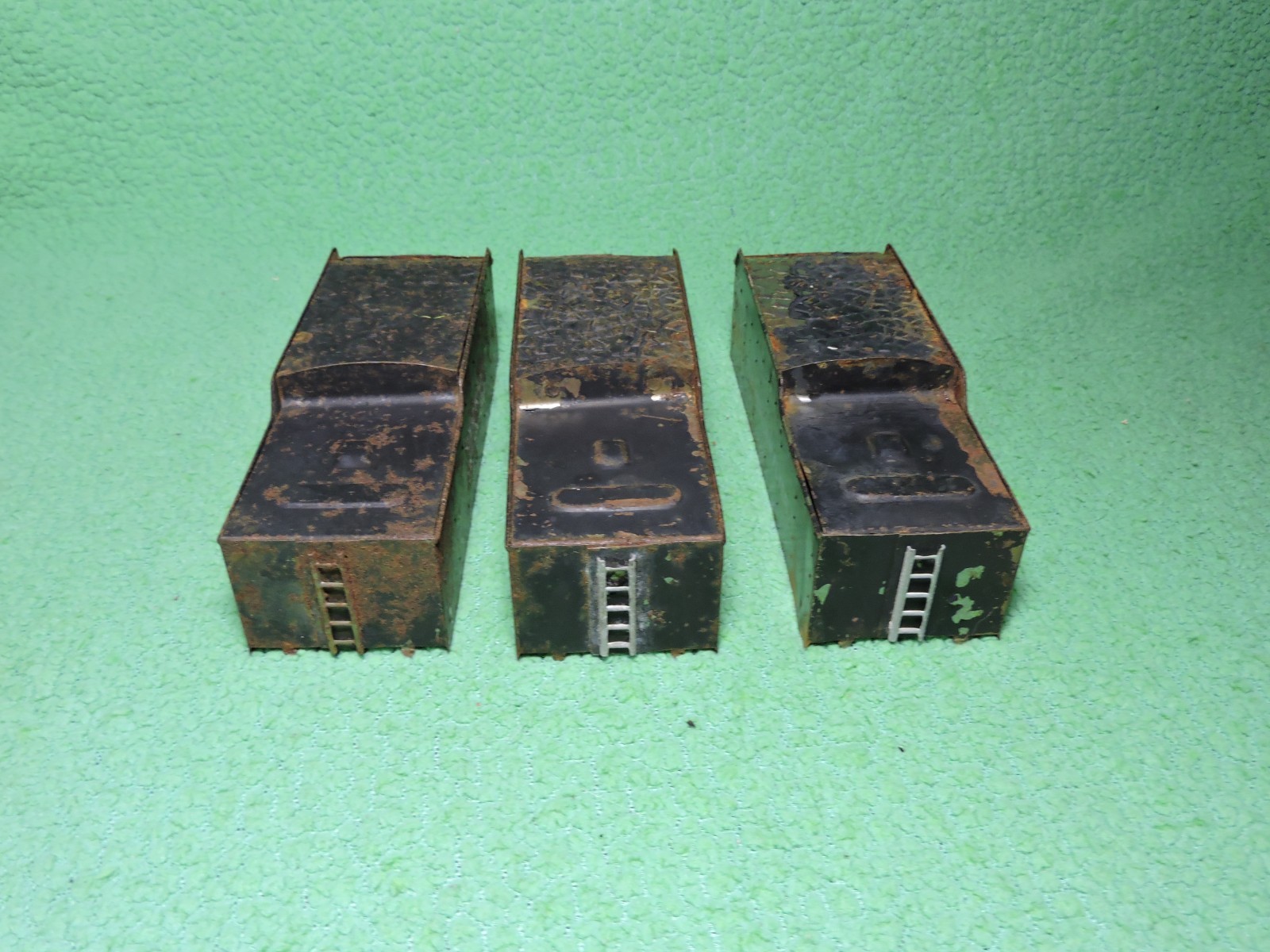 3) AMERICAN FLYER Tin Tender Body Shells for Restoration