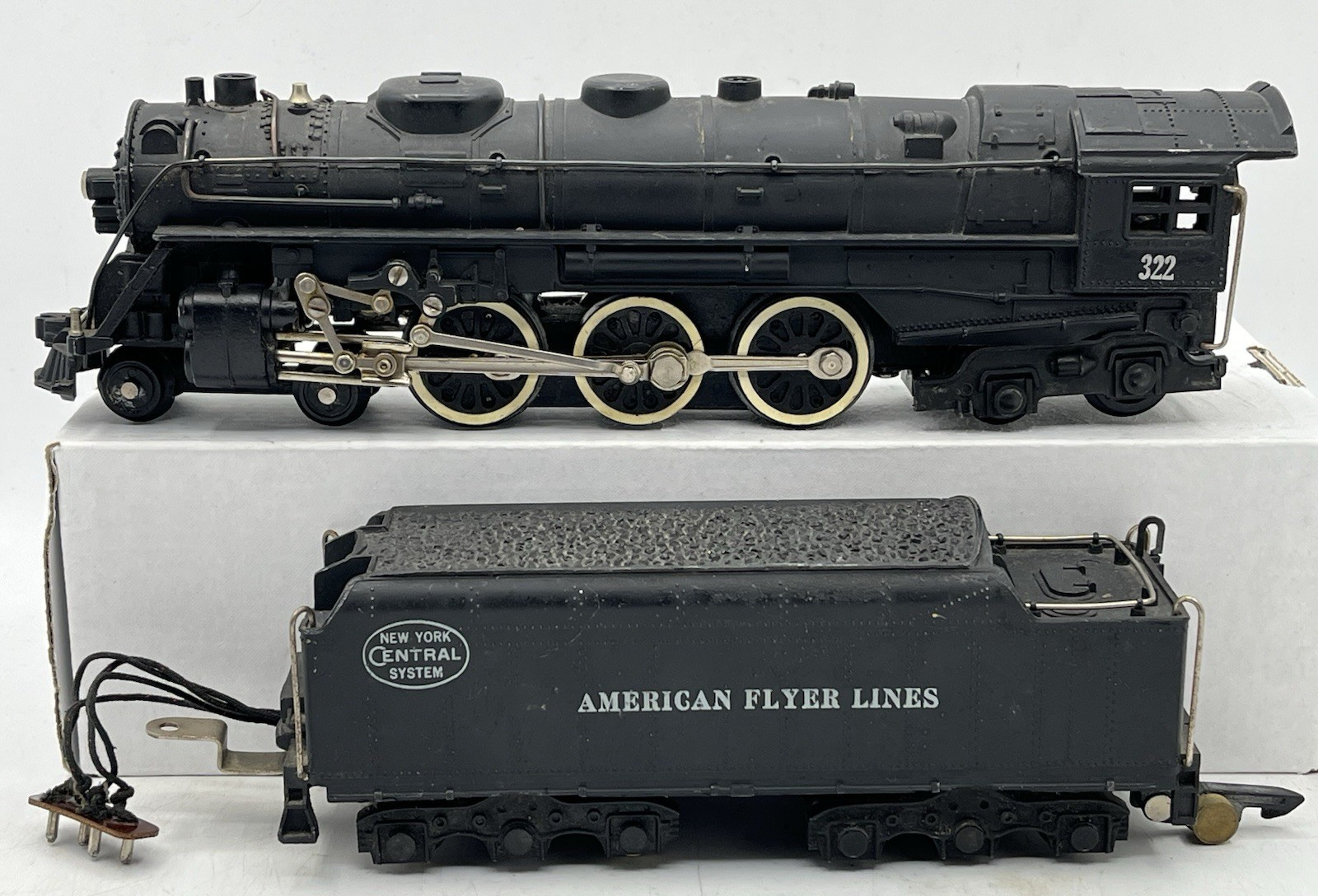 Gilbert American Flyer S Gauge 322 4-6-4 Hudson Loco/Tender EXC Cond. 1948-1949