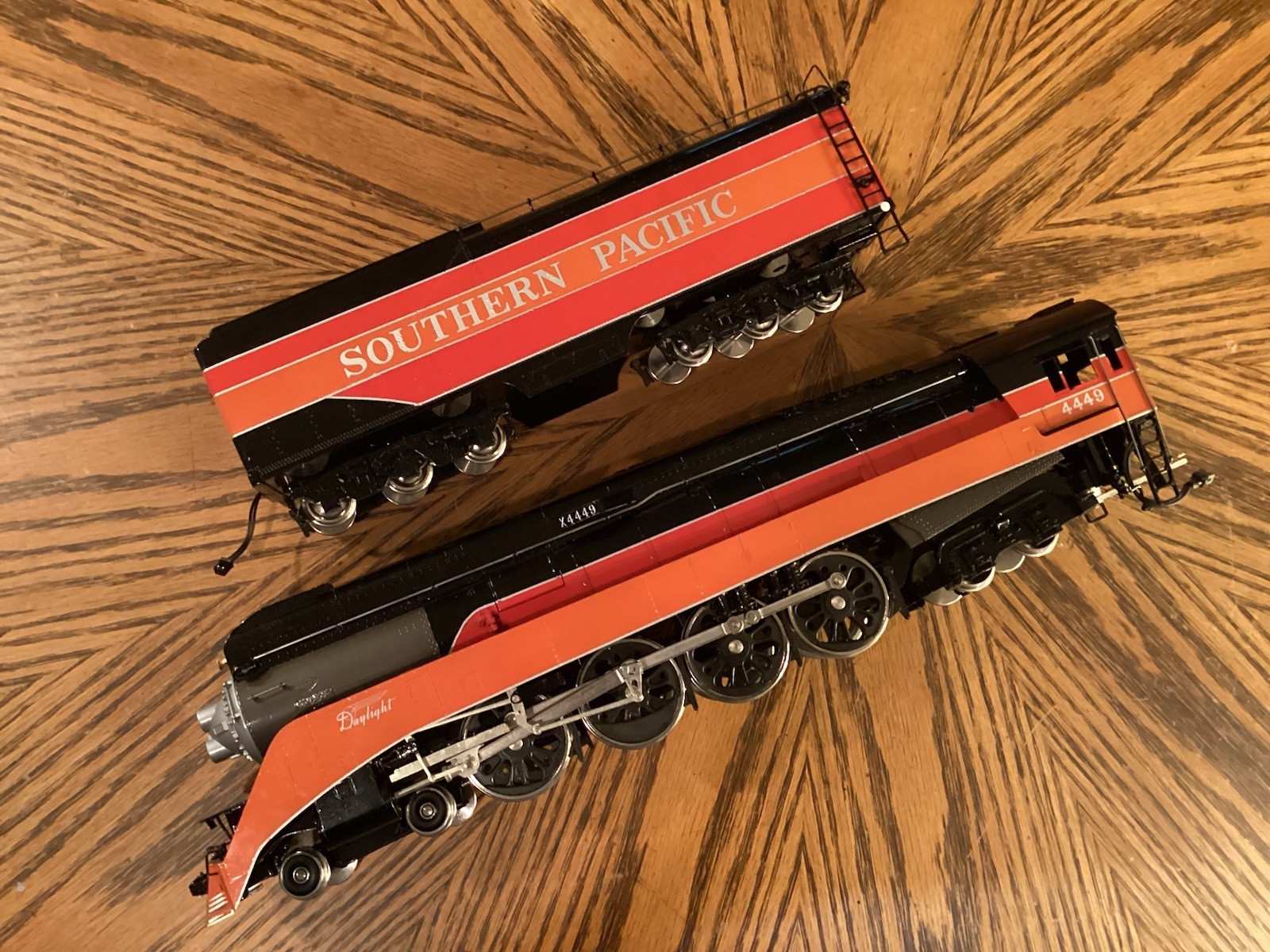 O Scale 2 Rail Samhongsa Brass SP Daylight 4-8-4 Imported By williams