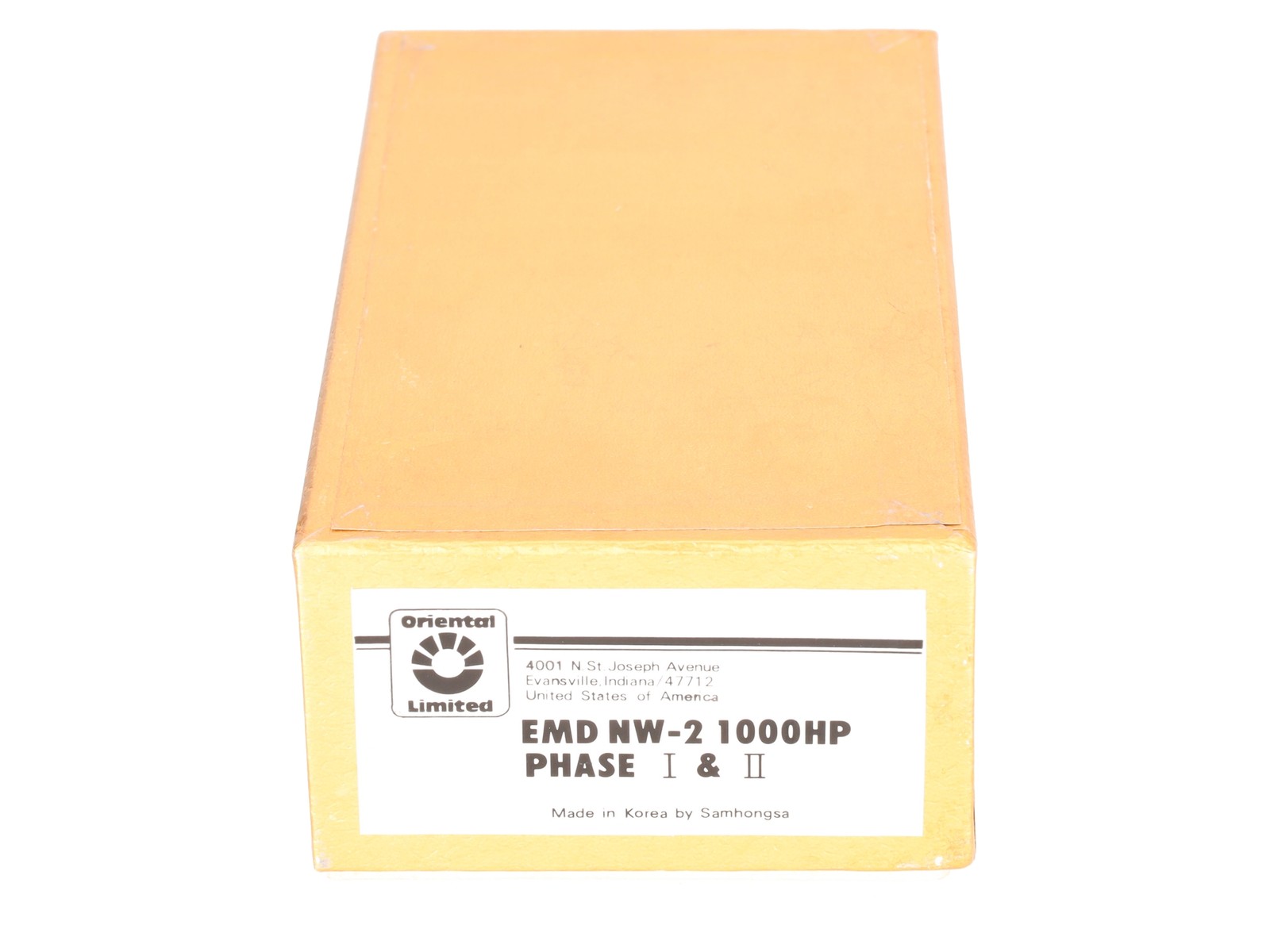 Oriental Limited HO Brass EMD NW-2 1000 HP Phase I & II Switcher – Unpainted LN
