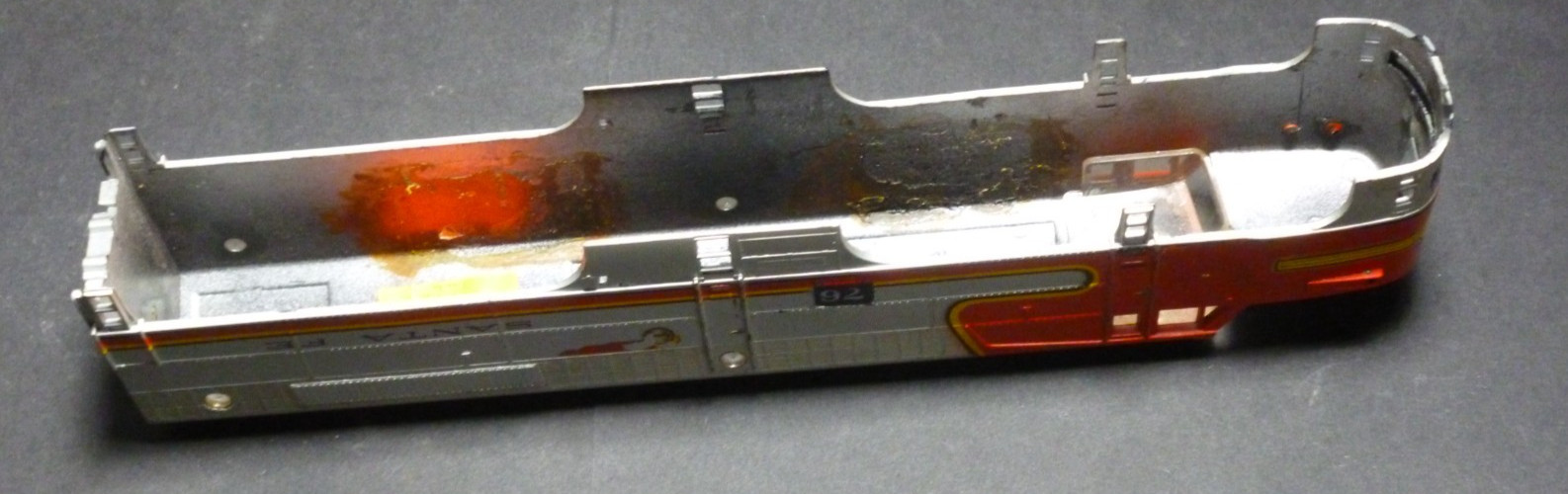 Ho Athearn Diesel locomotive Alco PA shell Santa fe
