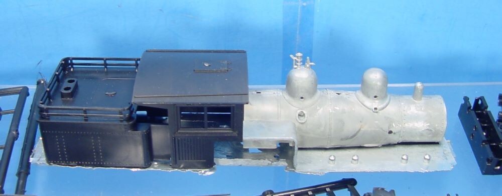 HO/HOn3 ROUNDHOUSE 2 TRUCK SHAY LOCOMOTIVE KIT W/WOOD CAB WISEMAN MODEL SERVICES