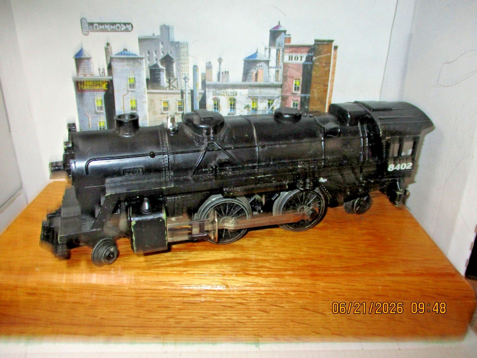 VINTAGE Lionel #8402 Reading DIE CAST Steam Locomotive~RUNS/LIGHTS/SMOKES