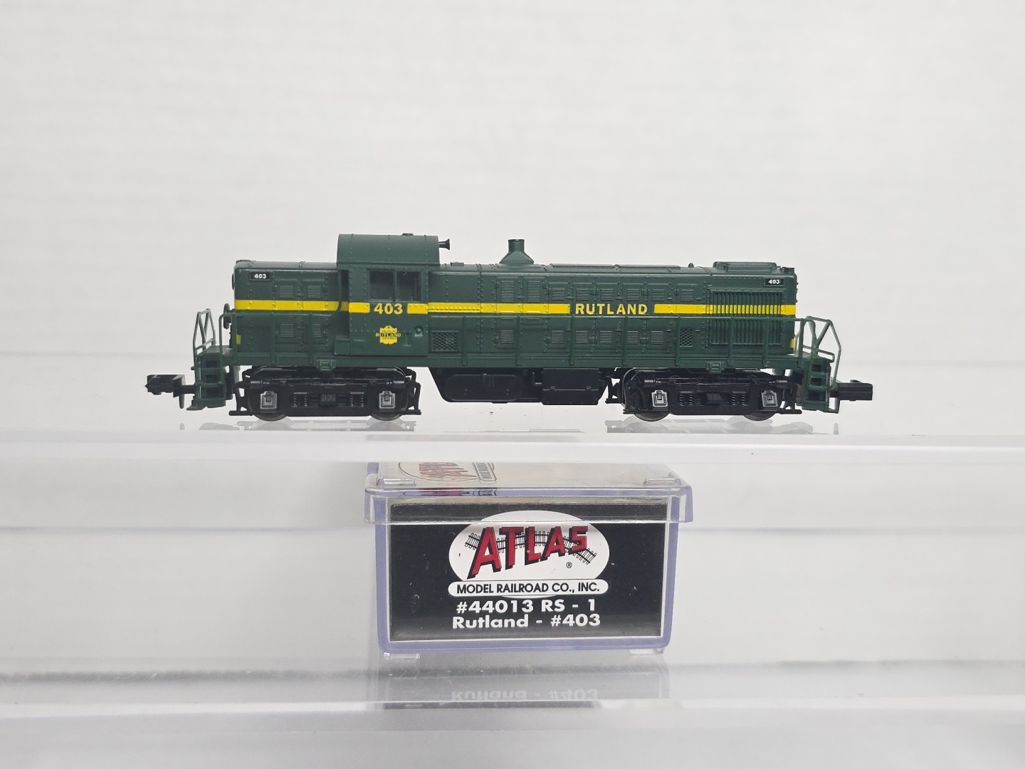 N Scale Atlas 44013 Alco RS-1 Diesel Switcher Loco Rutland 403 NIB Runs Well