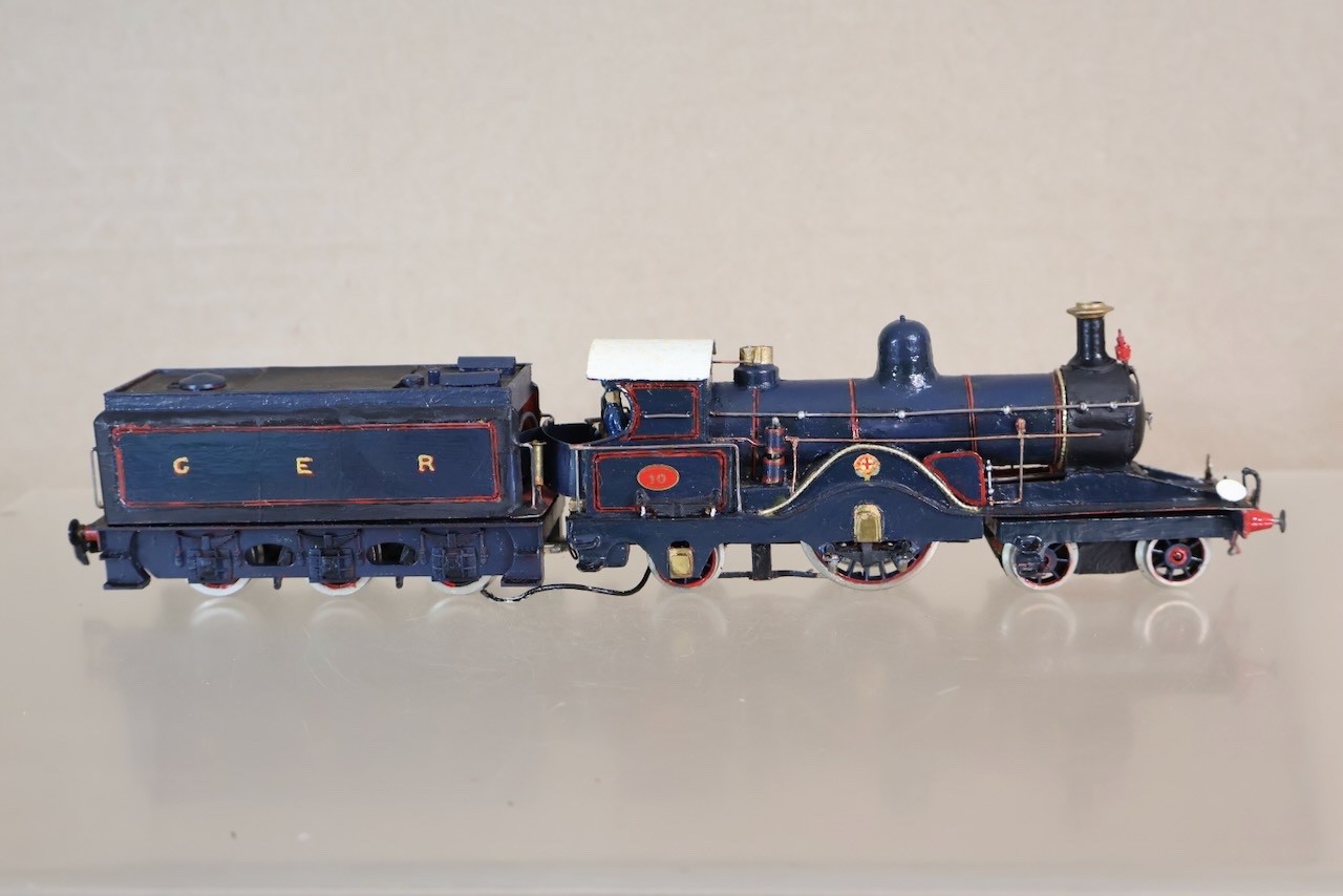 HORNBY KIT BUILT GREAT EASTERN RAILWAY GER 4-2-2 CLASS P43 LOCOMOTIVE 10 op