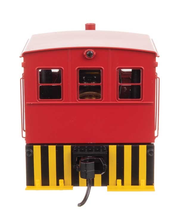 Walthers HO Scale Plymouth ML-8 Industrial Switcher Red With Pilot Stripes ~ DCC