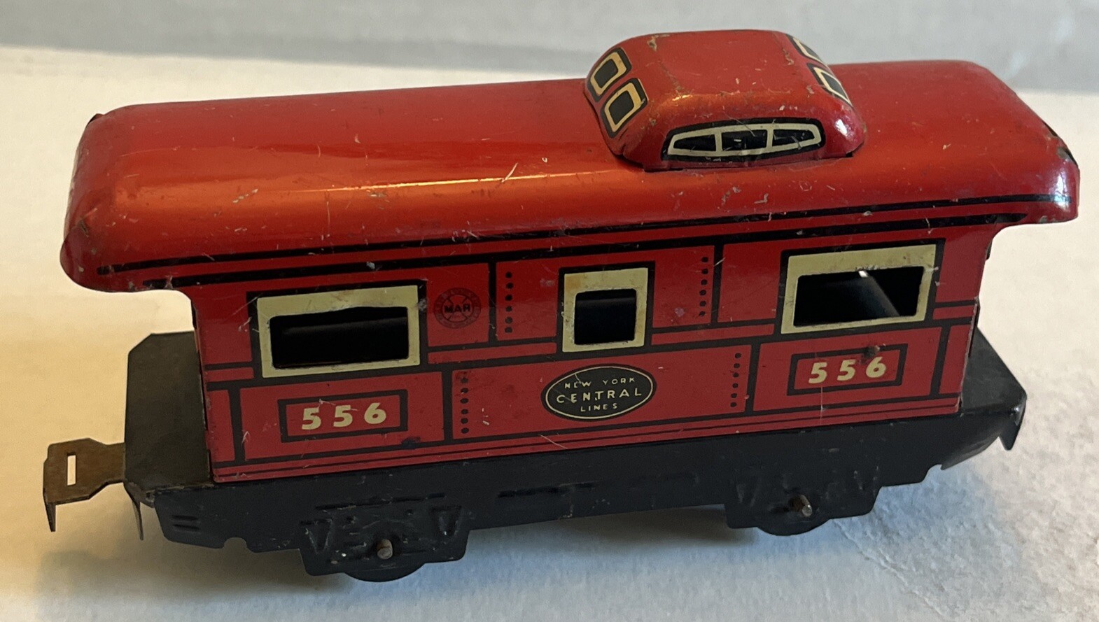 Vintage MARX O Scale (rock Island) Train Caboose #556 New York Central Lines