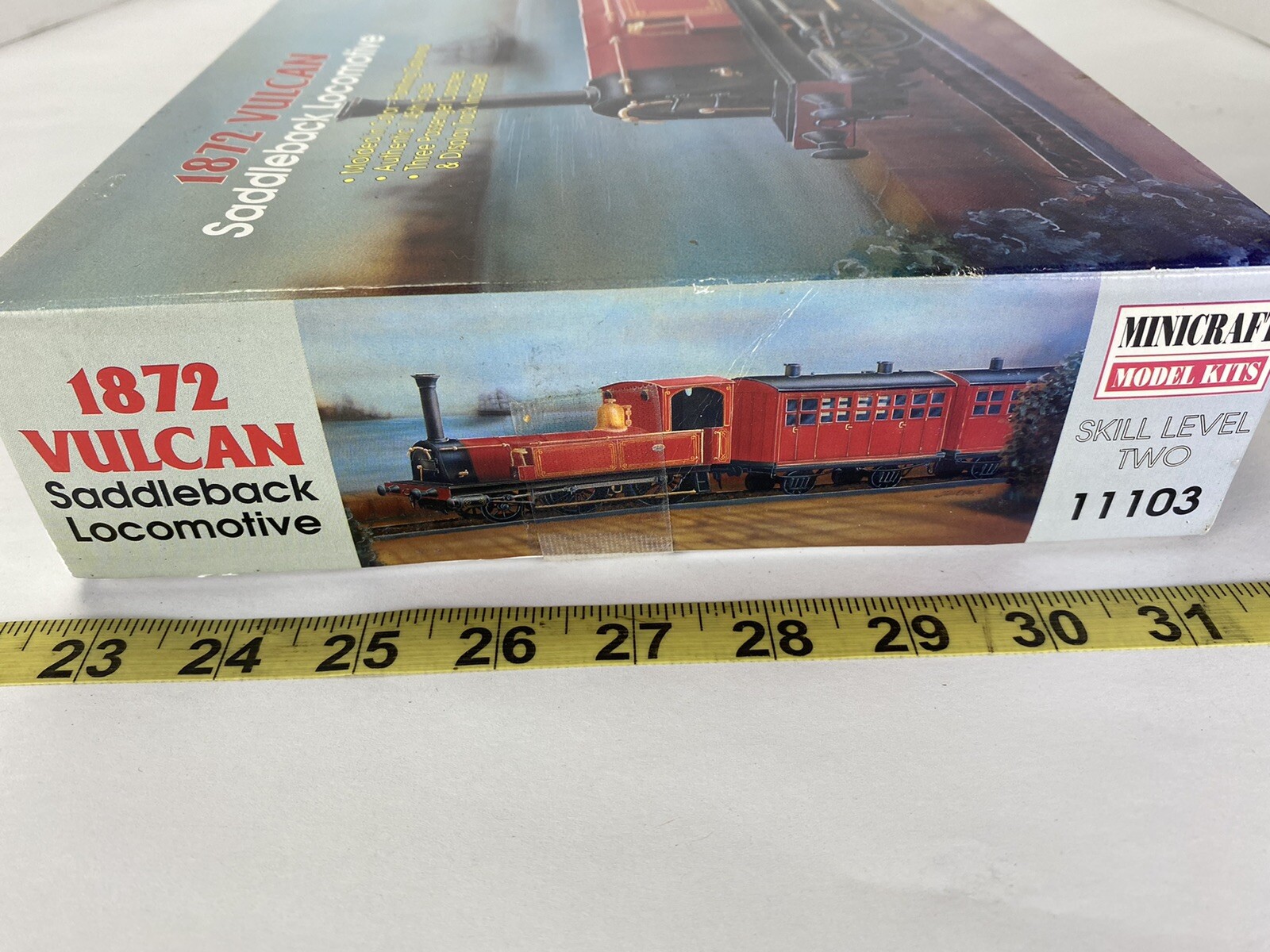 Minicraft 1872 Vulcan Saddleback Locomotive 1/45 plastic model kit