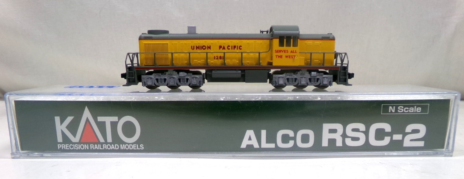 N scale Kato Union Pacific RSC2 diesel engine in orig box (lot N64)