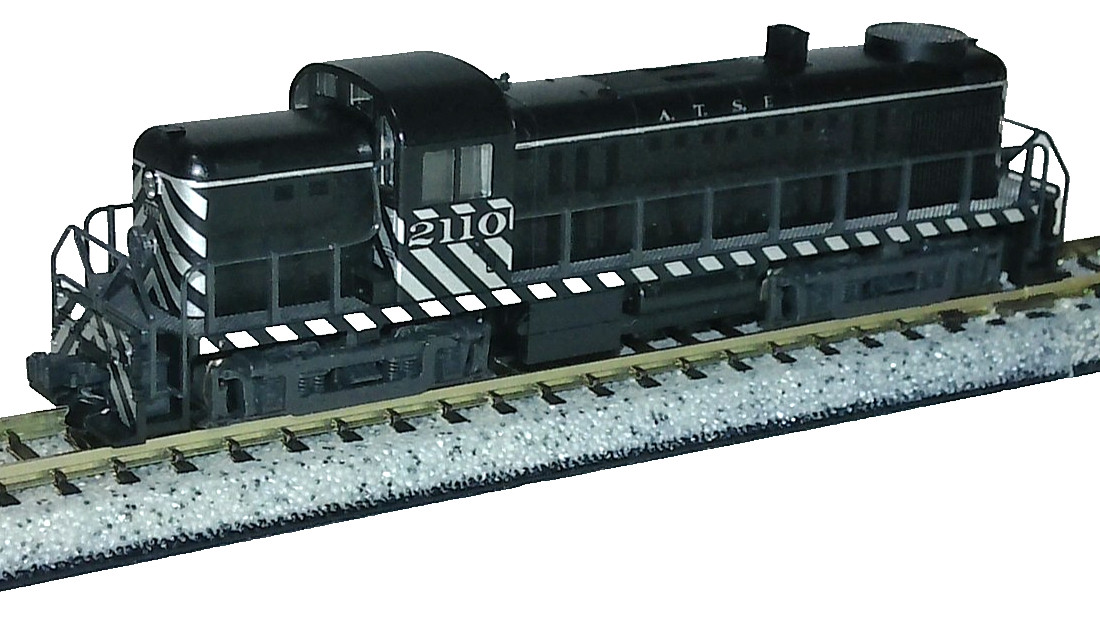 NEW Kato N-Scale Alco RS-2 Santa Fe Locomotive (176-402-SF #2110)