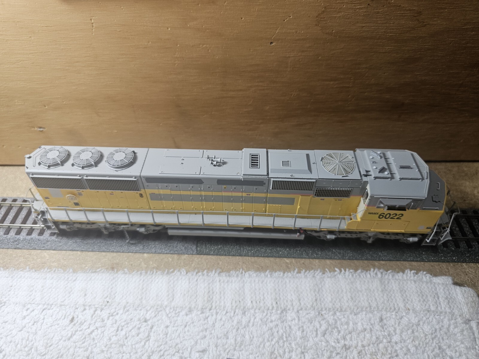 ATHEARN ATHG 75629 WEBB ASSET MANAGEMENT SD60M TRI CLOPS RD 6022 TSUNAMI SOUND