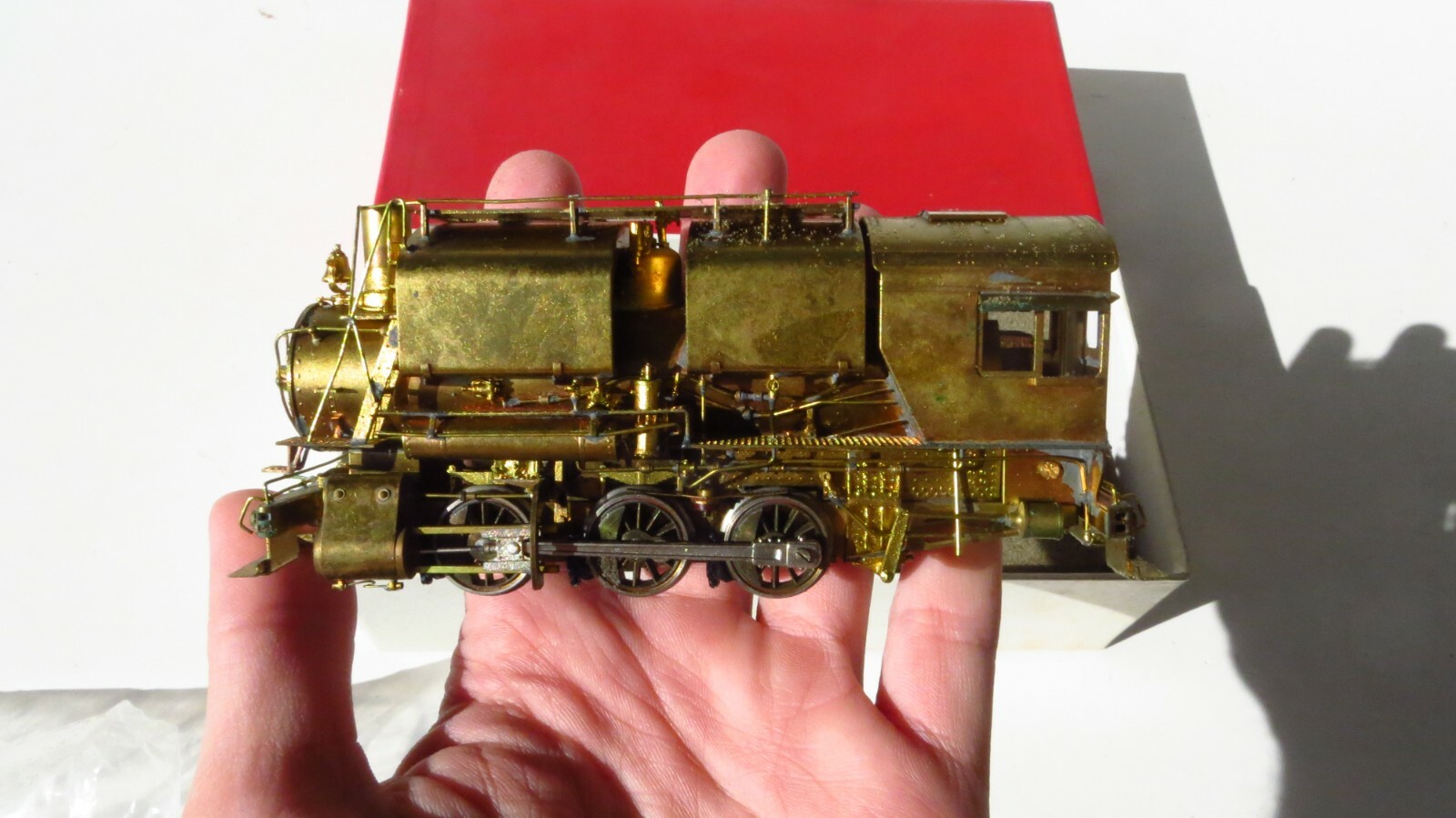 HO BRASS SP #966 0-6-0T SHOP SWITCHER W/OB NICE WMC Westside Model Company