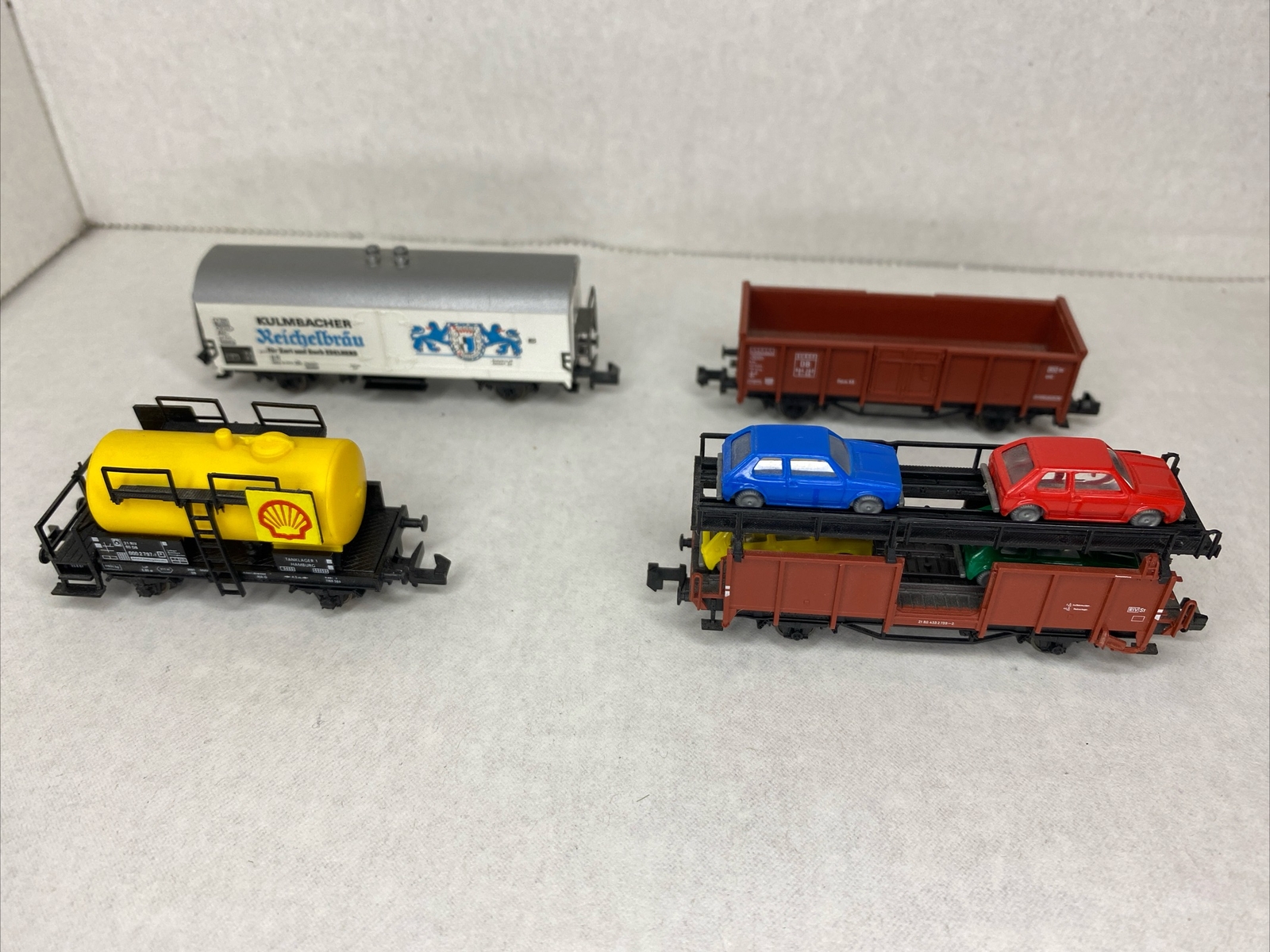 FLEISCHMANN PICCOLO N gauge Kulmbacher 8326 Shell 8400 Car Transport 8225 2457