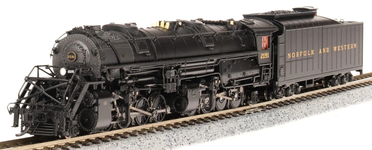 BROADWAY LIMITED 7222 N N&W Y6B 2-8-8-2 #2195 LOCO/TENDER PARAGON4 SOUND/DC/DCC