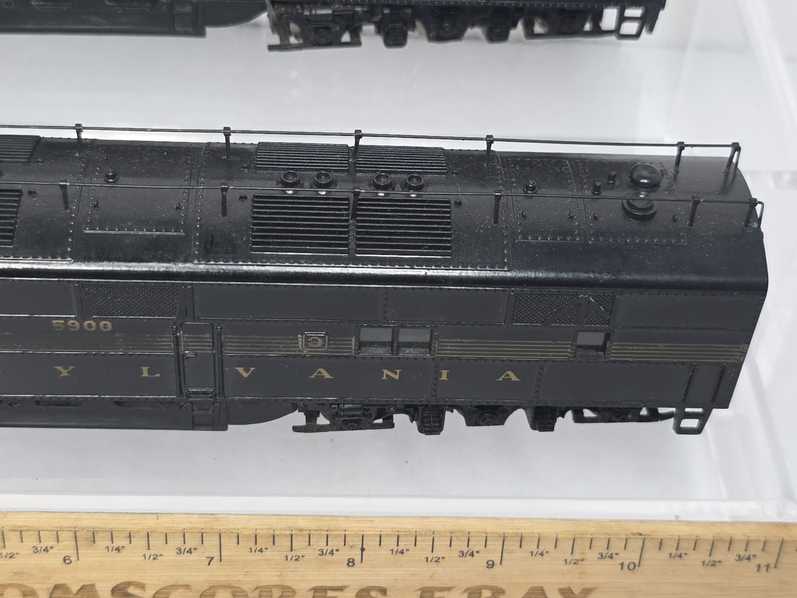 2 Custom Roco HO Scale Pennsylvania PRR 5900 5901 E7 A Diesel Loco Read Desc.