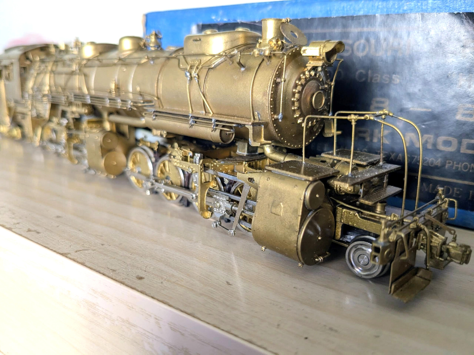 **1 OF ONLY 100! HALLMARK BRASS MP 4000 CLASS 2-8-8-2 HO **CAN MOTOR *RUNS G@@D!