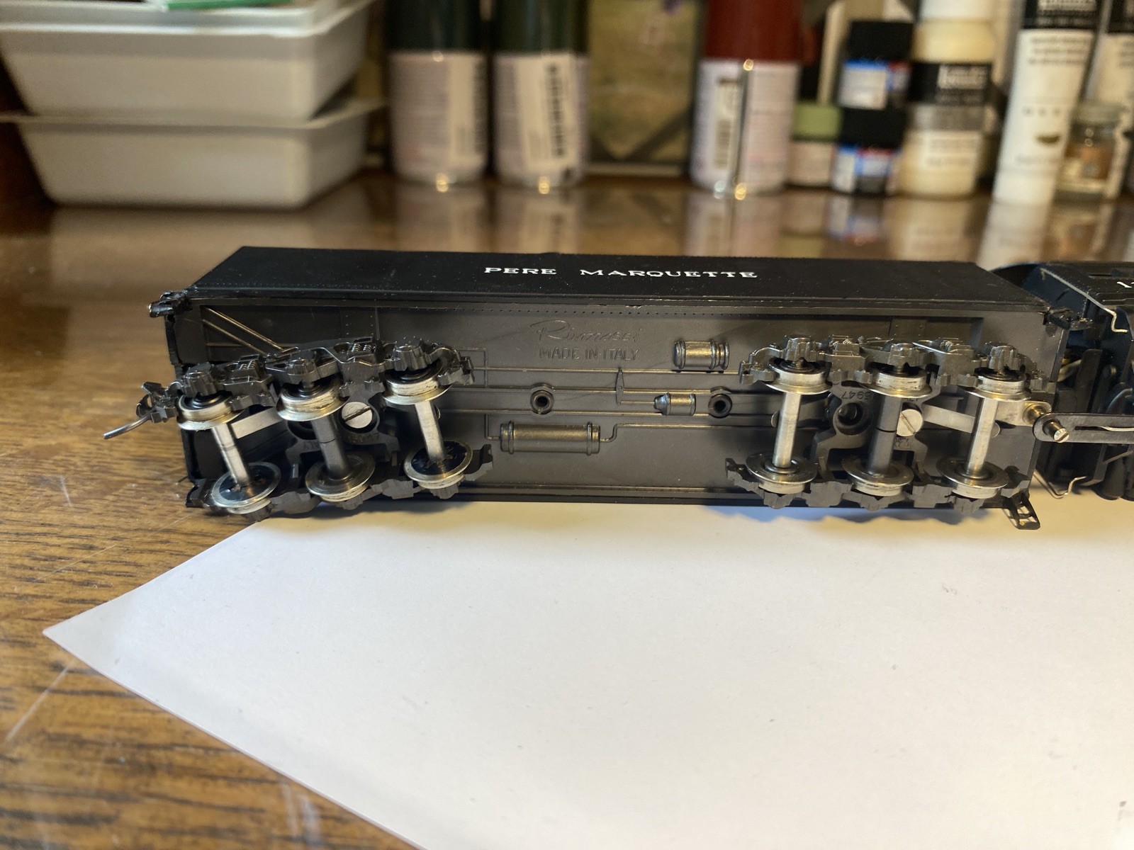 ENHANCED ACCURACY/KIT-BASHED HO scale Rivarossi Pere Marquette Berkshire #1222