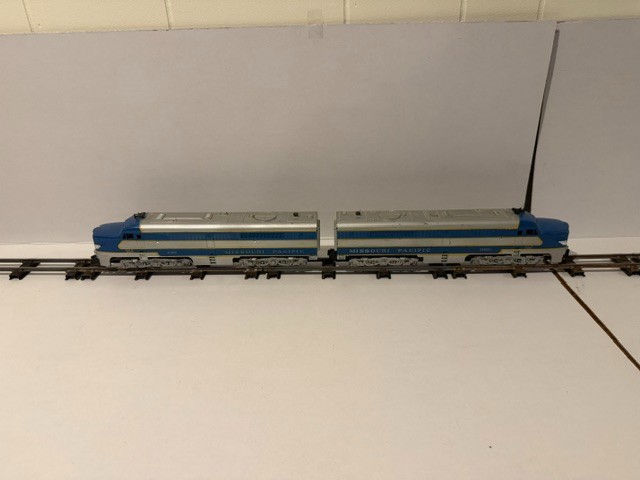 1959 American Flyer S Gauge 21922 Missouri Pacific PA-1 A-A Diesel Set
