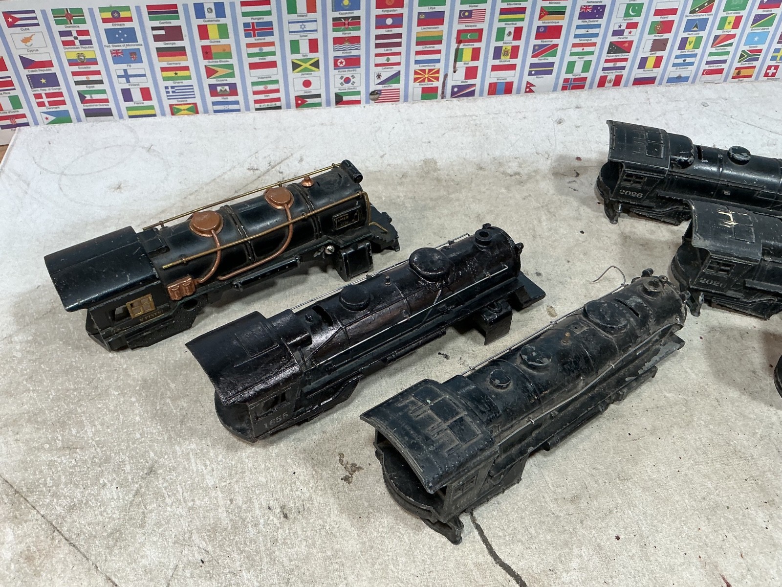 Lionel O Gauge Postwar – Steam Engine Shell PARTS lot