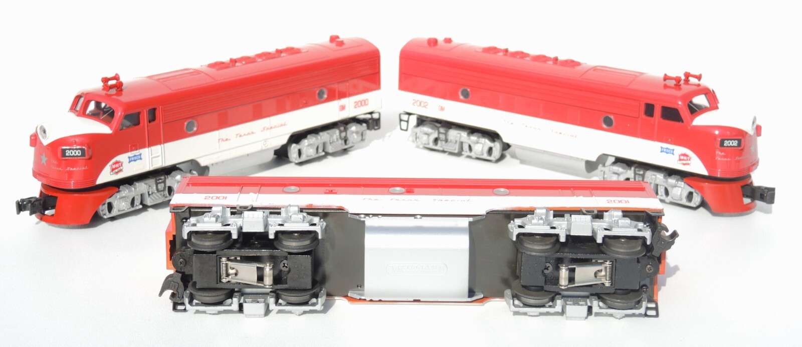 Gorgeous set of 3 Williams O gauge Texas Special locomotives MINT- LOOK!!