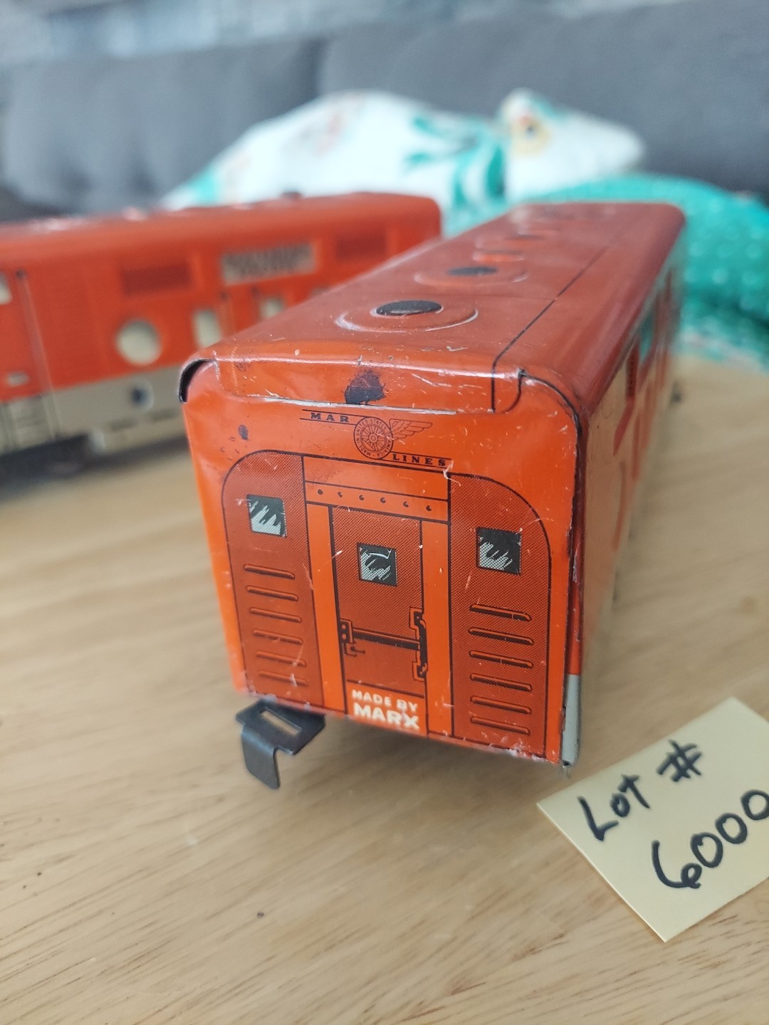 Marx Train 6000 Southern Pacific Diesel Locomotive metal Lot #6000