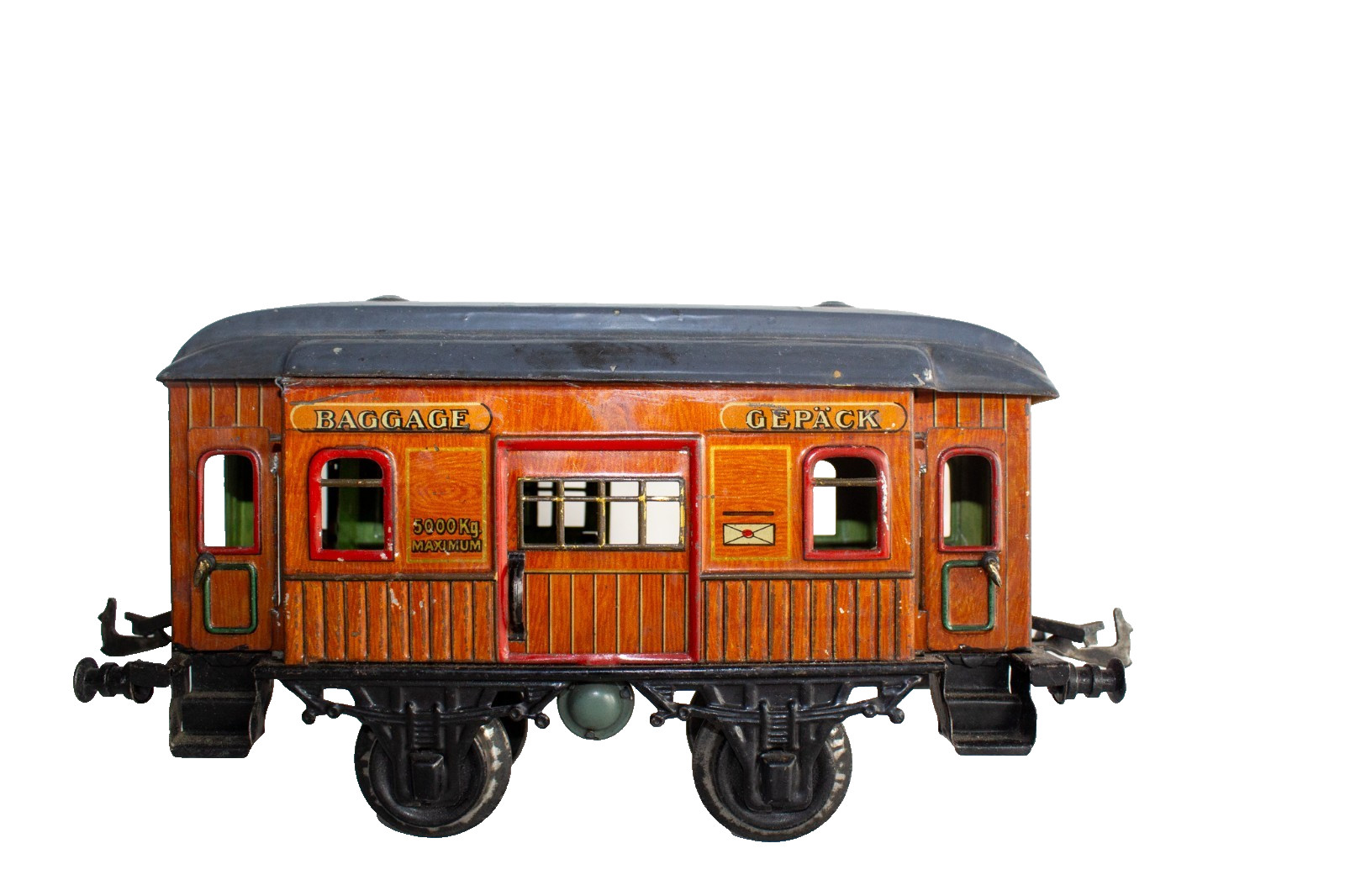 Vintage German 1908-1915 Bing 0-4-0 Clockwork Continental Train Set