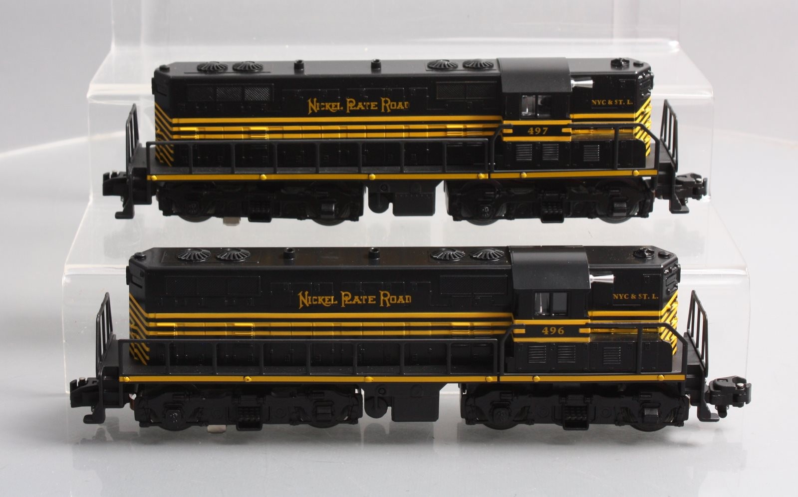 American Flyer 6-48017 S Nickel Plate Road GP-9 Diesel Locomotive Set #496/497