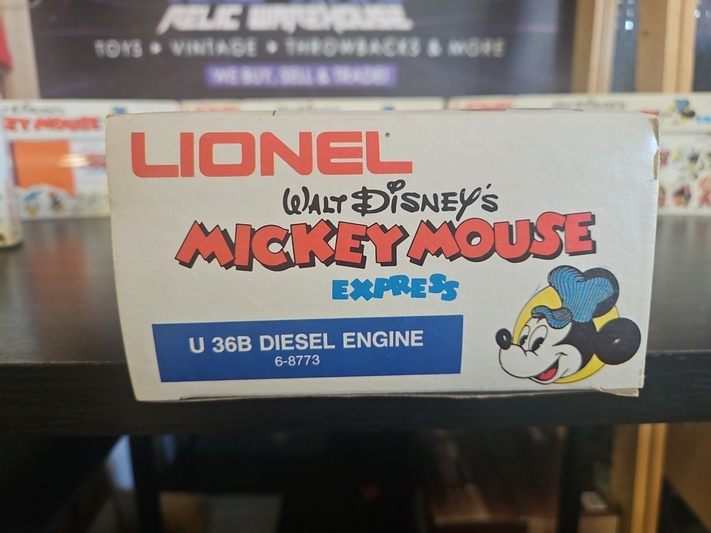 Lionel 6-8773 O Gauge Disney Mickey Mouse Express U 36B Diesel Engine & More Lot