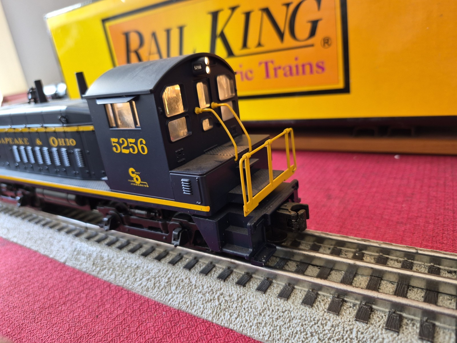 MTH RK #30-2168 B & O SW=9 SWITCHER #5256 DUAL MTRS NOT PROTO VG BX