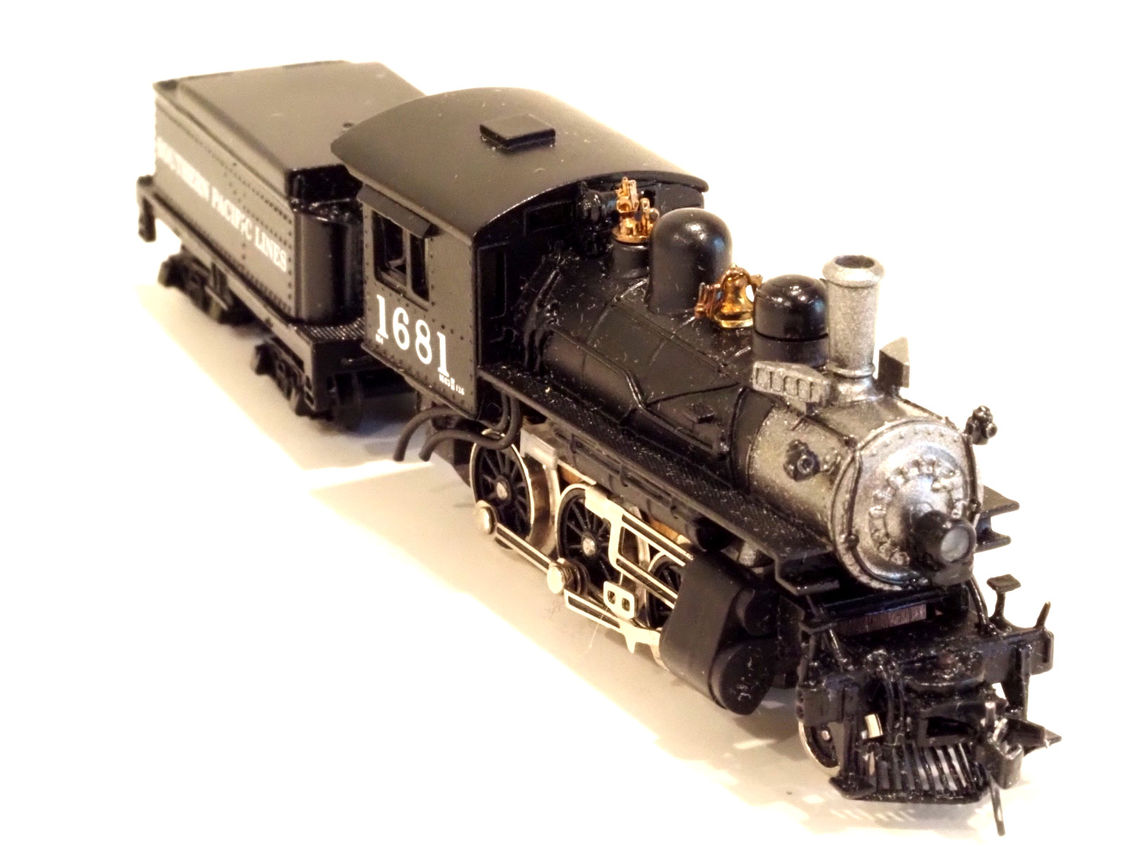 Z-scale BRASS 16002 MTL Southern Pacific Mogul M-4 SP Locomotive & Tender