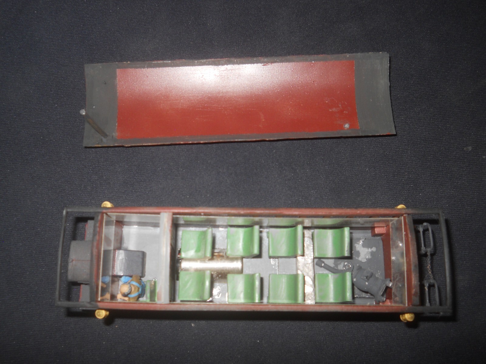 Scratch Built On2 Oceanic Railway Powered Wood Rail Car #9 Tested & Runs